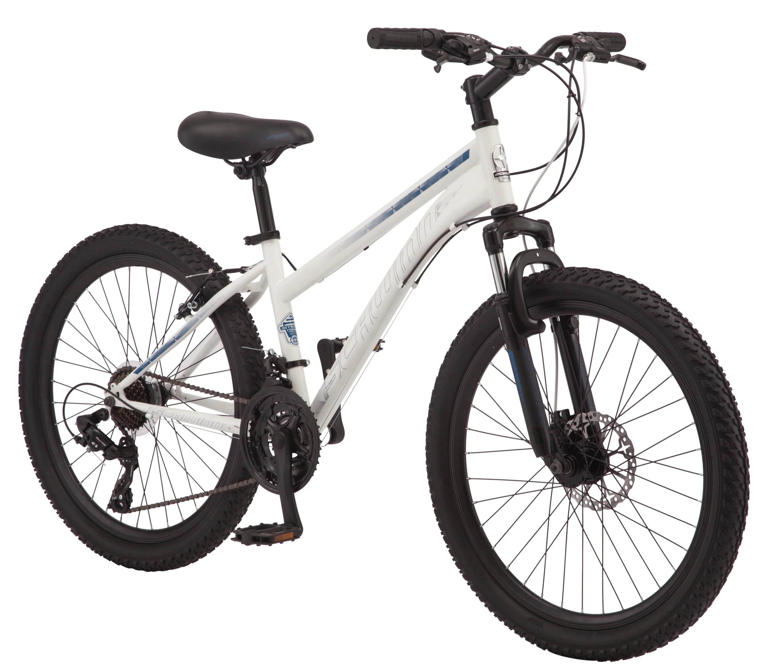 Schwinn Sidewinder Mountain Bike, 24-inch Wheels, 21 Speeds, Black / Teal - Womvr