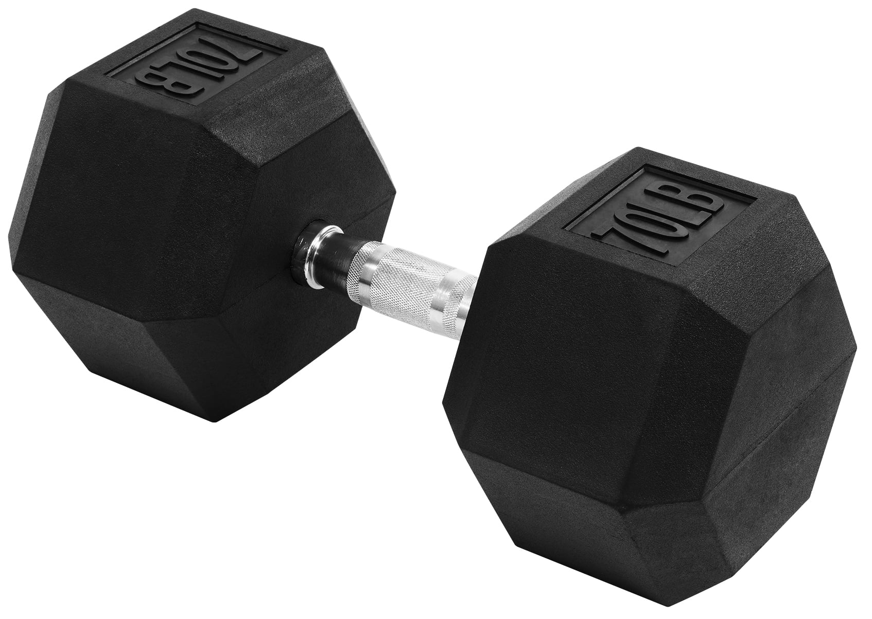 BalanceFrom Rubber Encased Hex Dumbbells, 20 Lbs. Pair - Womvr