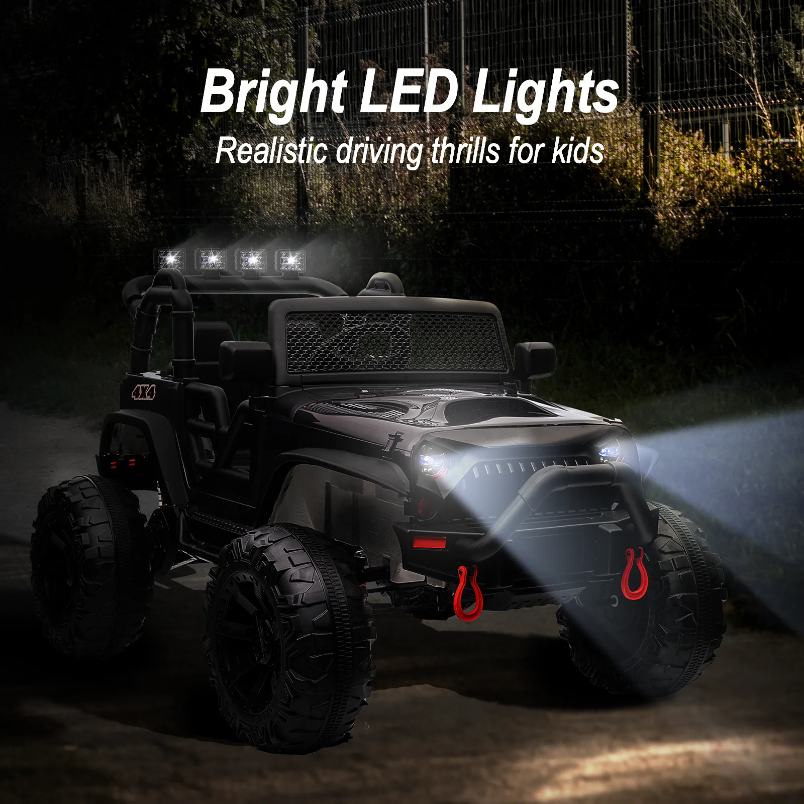 Outfunny 24V Ride on Toy Truck for Big Kids with Remote, 2-Seater, 400W Motor - Purple - Womvr