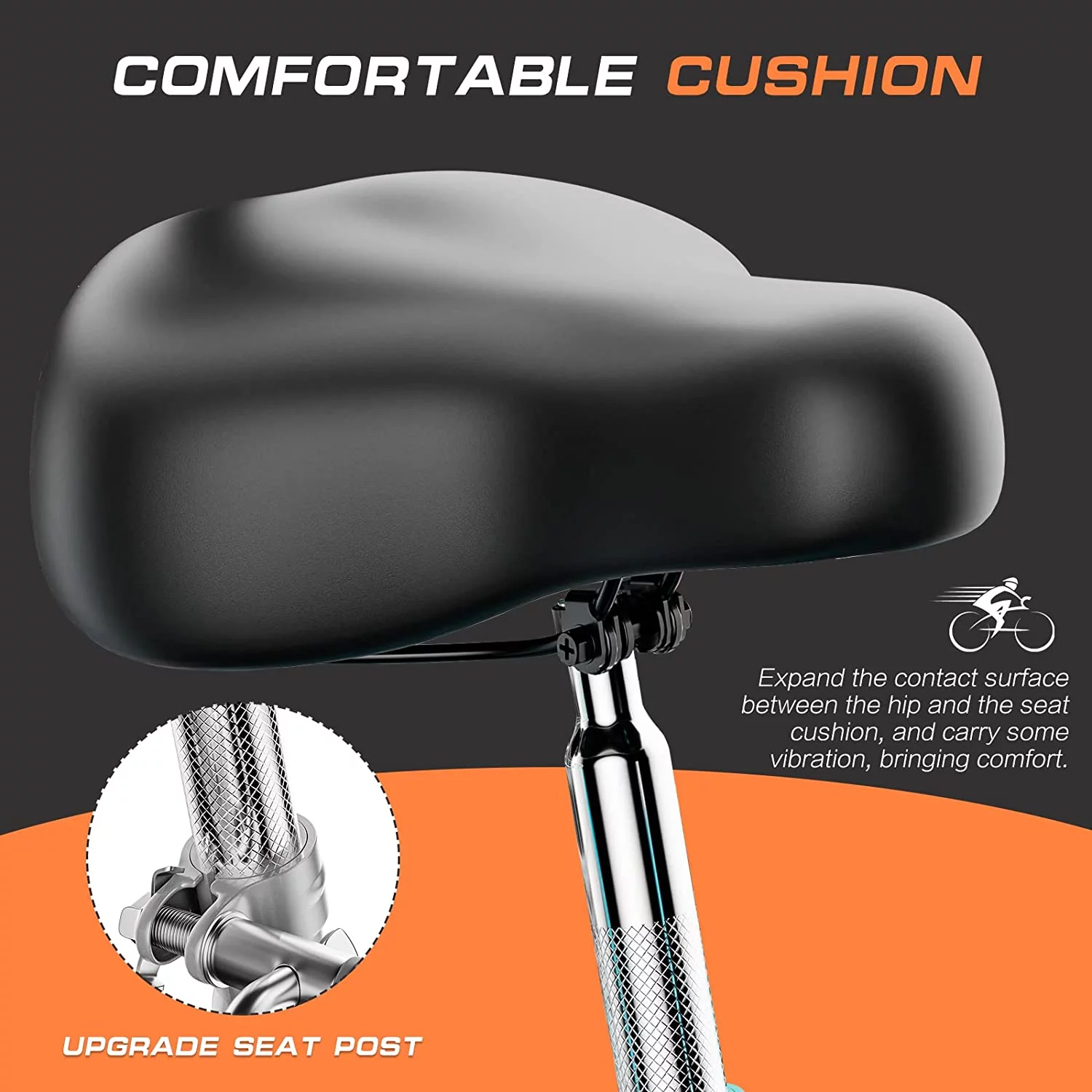 MOONCOOL Adult Folding Tricycle, 7 Speed 20/24/26 inch Adult Tricycles, Three Wheel Bike Cruiser Trike with Large Basket - Womvr