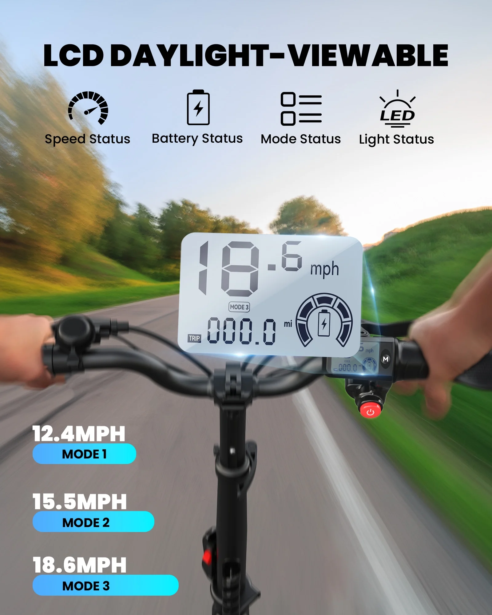 Kistp 600W Electric Scooter with Seat for Adult,14 inch Commuter Electric Scooter with Dual Shock Absorbers and Basket-up to 25 Miles 18.6MPH Rear Basket - Womvr