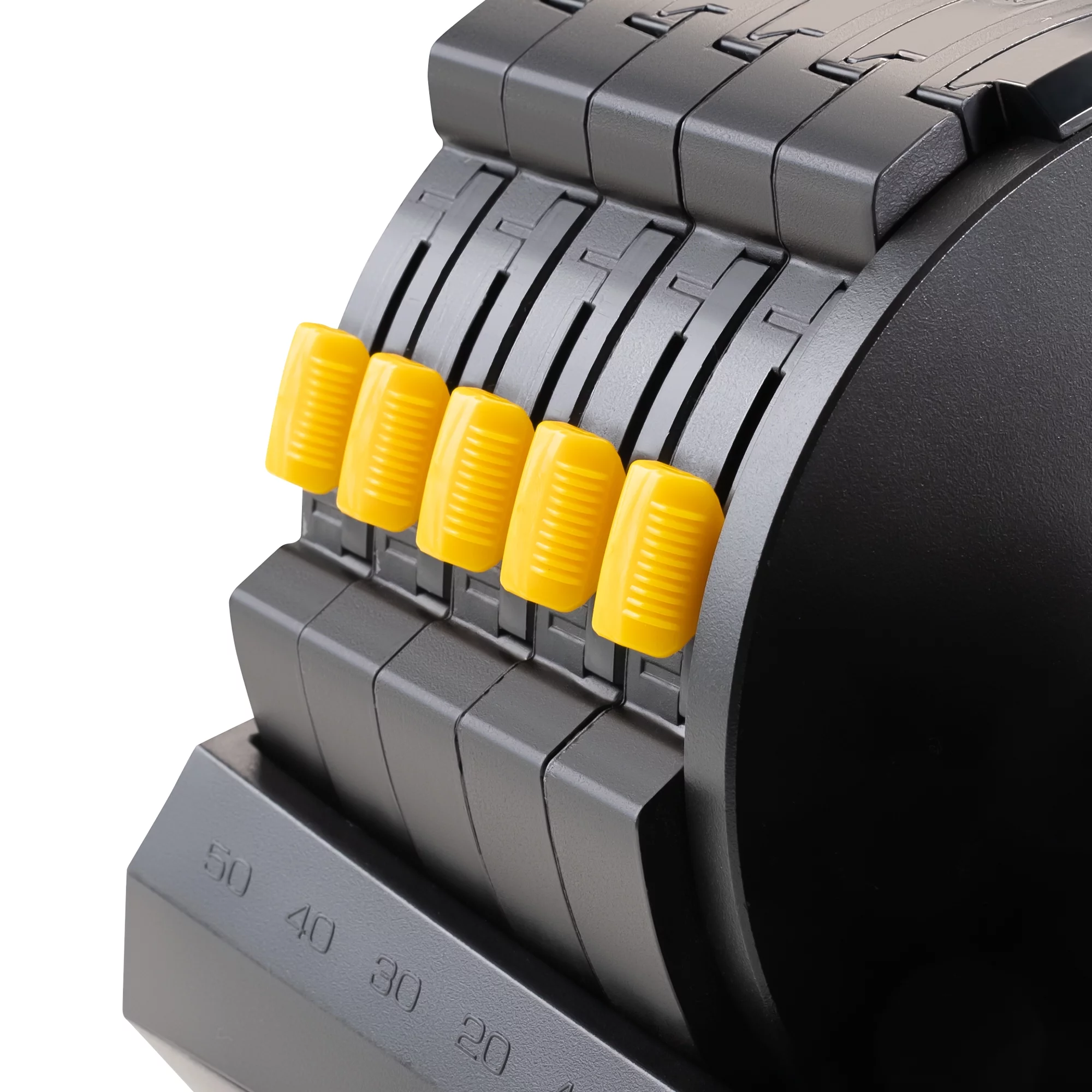 Marcy Adjustable Dumbbell System (SINGLE), 6 Dumbbells-in-1 up to 50lbs ADDB-6198 - Womvr