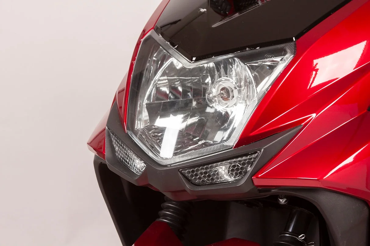 EWheels EW-10 Three-Wheel Recreational Mobility Scooter - Red - Womvr