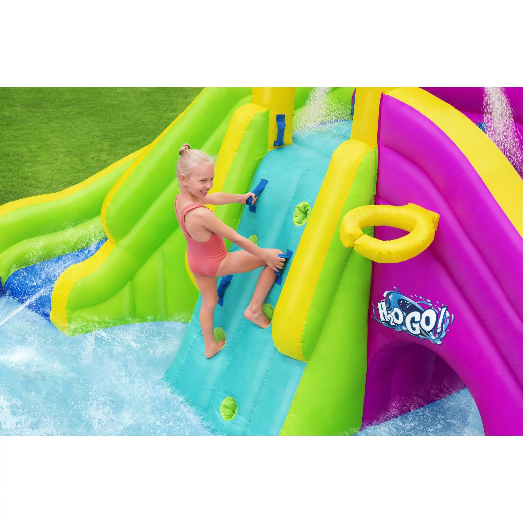 Bestway H2OGO! Funfinity Splash Kids Inflatable Mega Water Park with Blower - Womvr