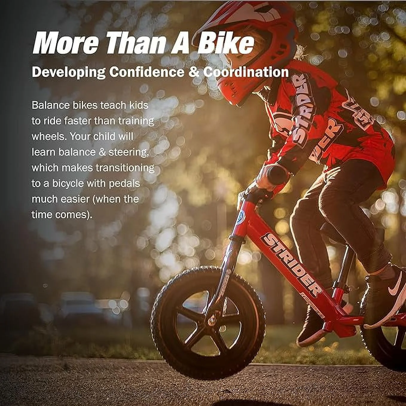 Strider - 12 Sport Balance Bike, Ages 18 Months to 5 Years - Blue - Womvr