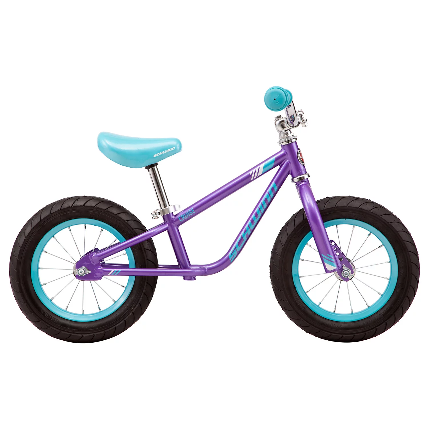 Schwinn  12 in. Girls Cruise Balance Bike, Light Purple - Womvr
