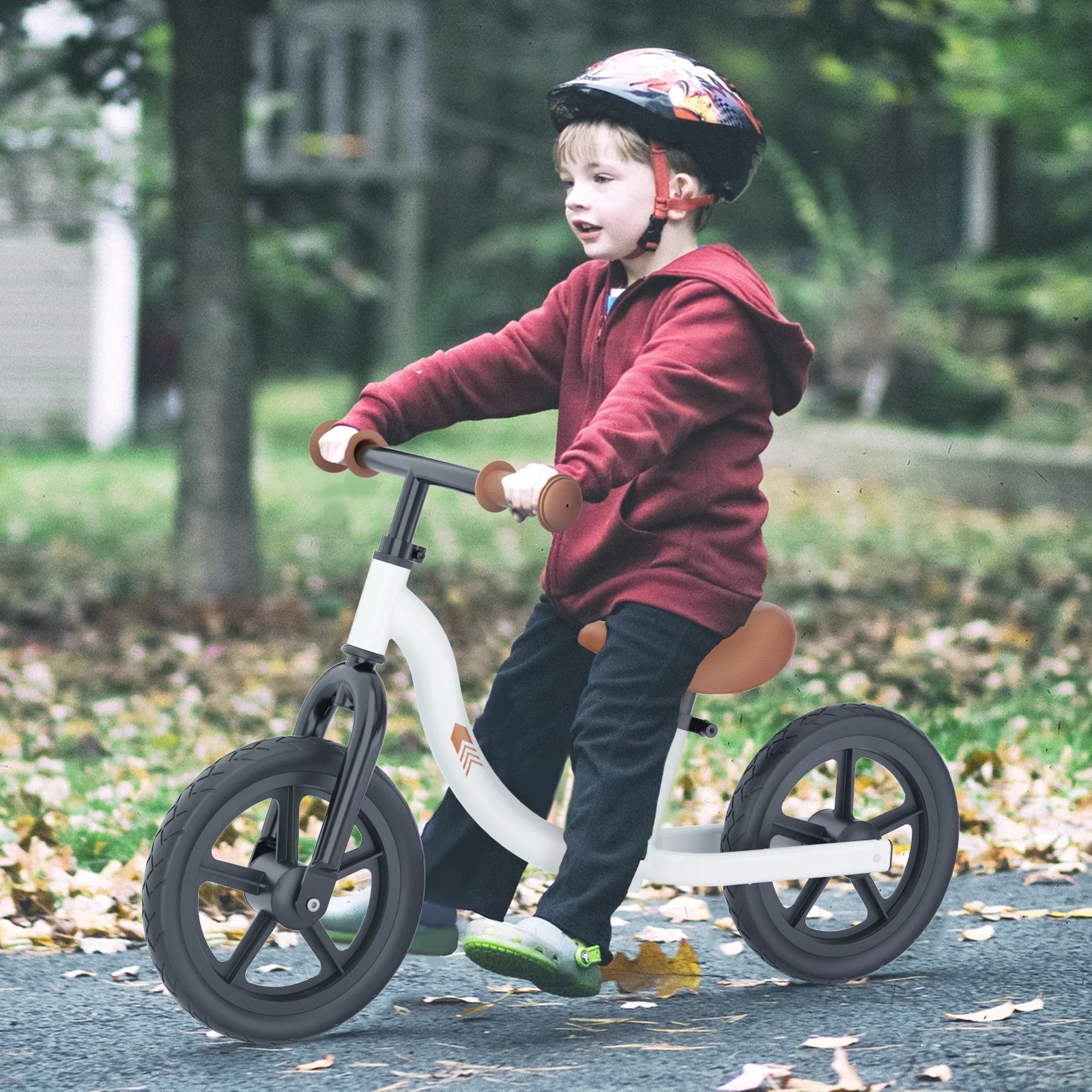 KORIMEFA Toddler Balance Bike - Lightweight Toddler Bike for 2, 3, 4, 5 Year Old Boys and Girls - No Pedal Bikes for Kids with Adjustable Handlebar and seat - Aluminium, EVA Tires - Training Bike - Womvr