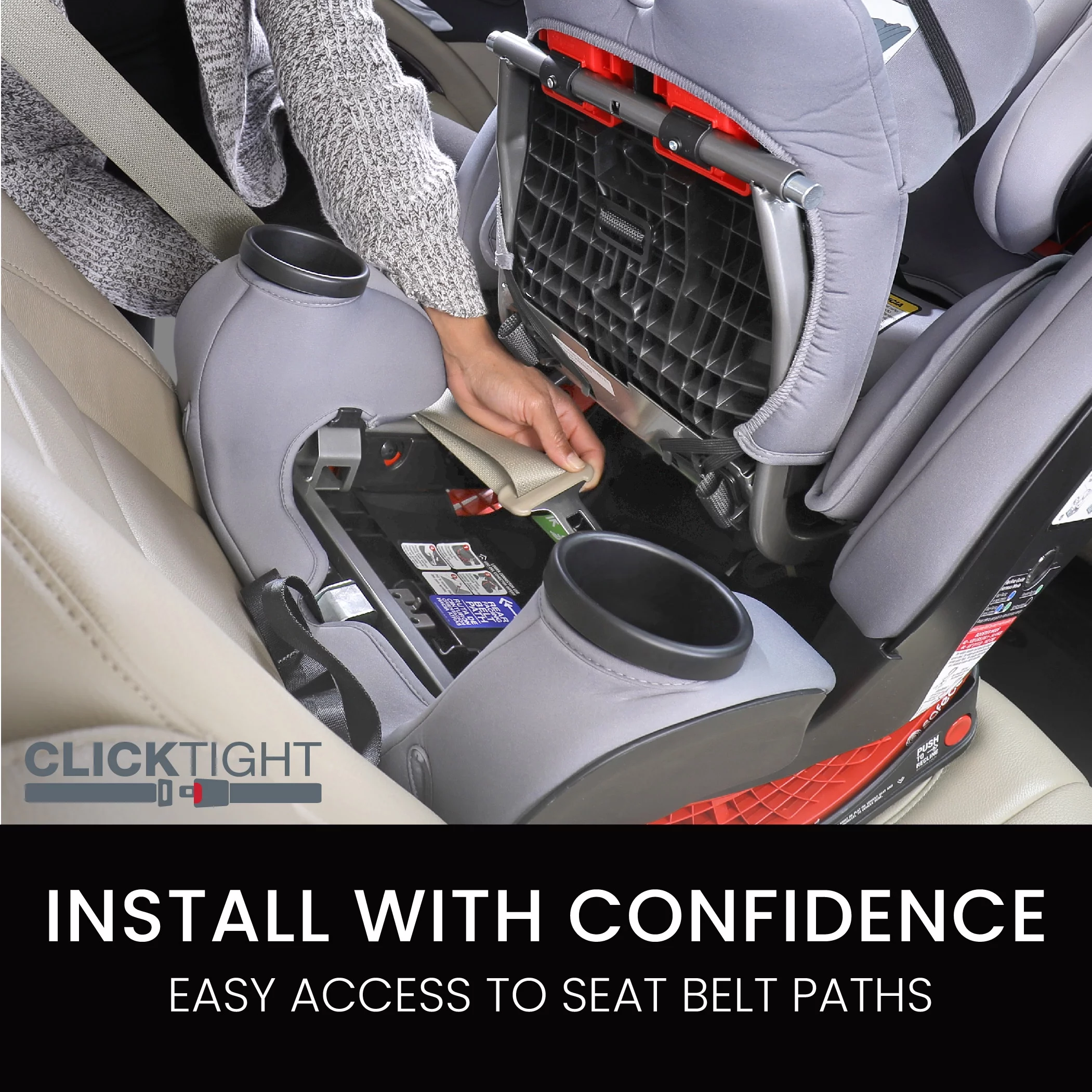 Britax One4Life ClickTight All-in-One Convertible Car Seat, Onyx - Womvr