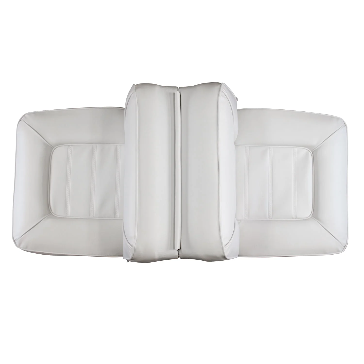 Wise 8WD505P-1-710 Bucket Style Back to Back Lounge Seat, White - Womvr