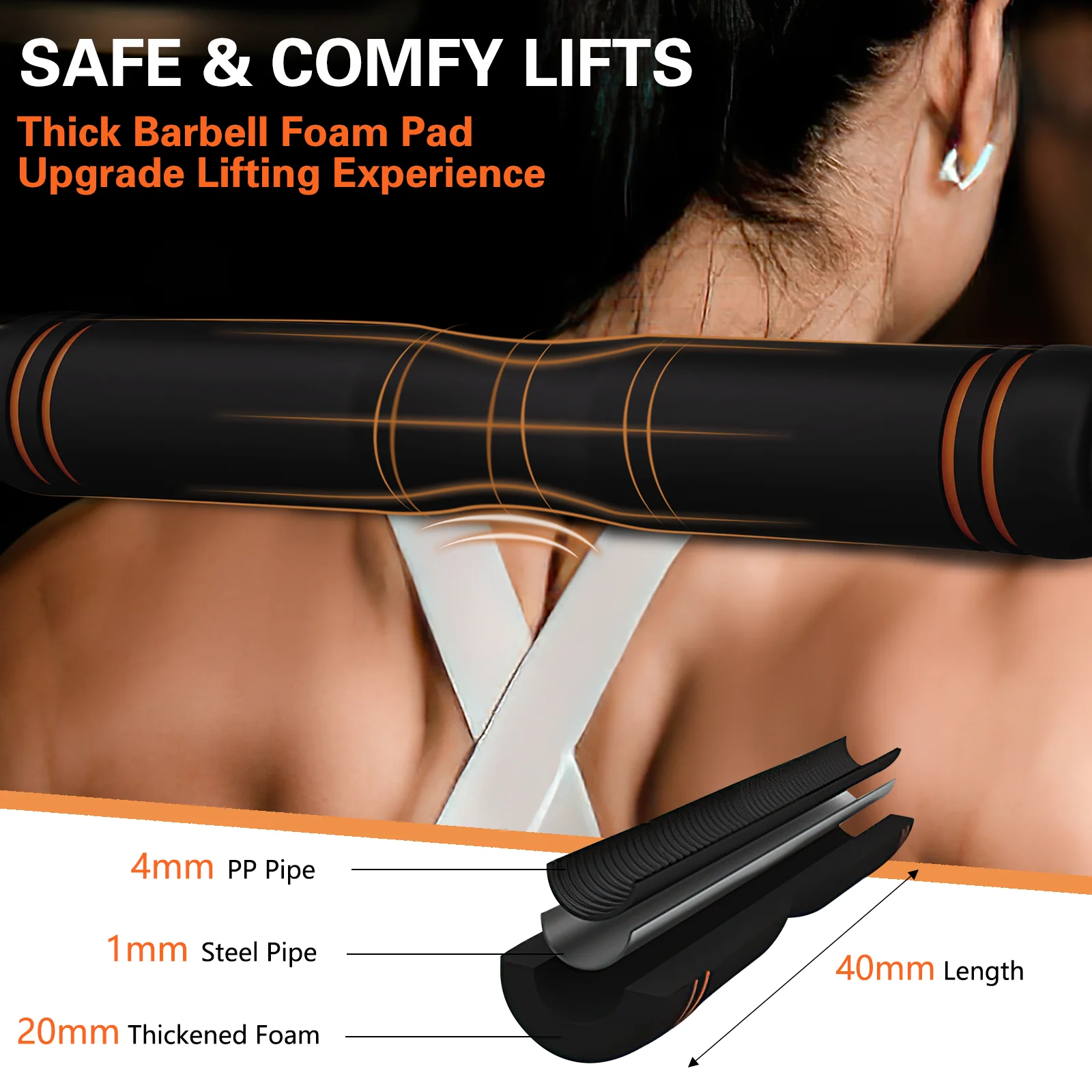 GIKPAL 66lb 6-in-1 Adjustable Dumbbells Set Free Weight Set with Connector Used as Barbell, Kettlebells, Push up Stand, Fitness Exercises for Home Gym Suitable Men/Women - Womvr