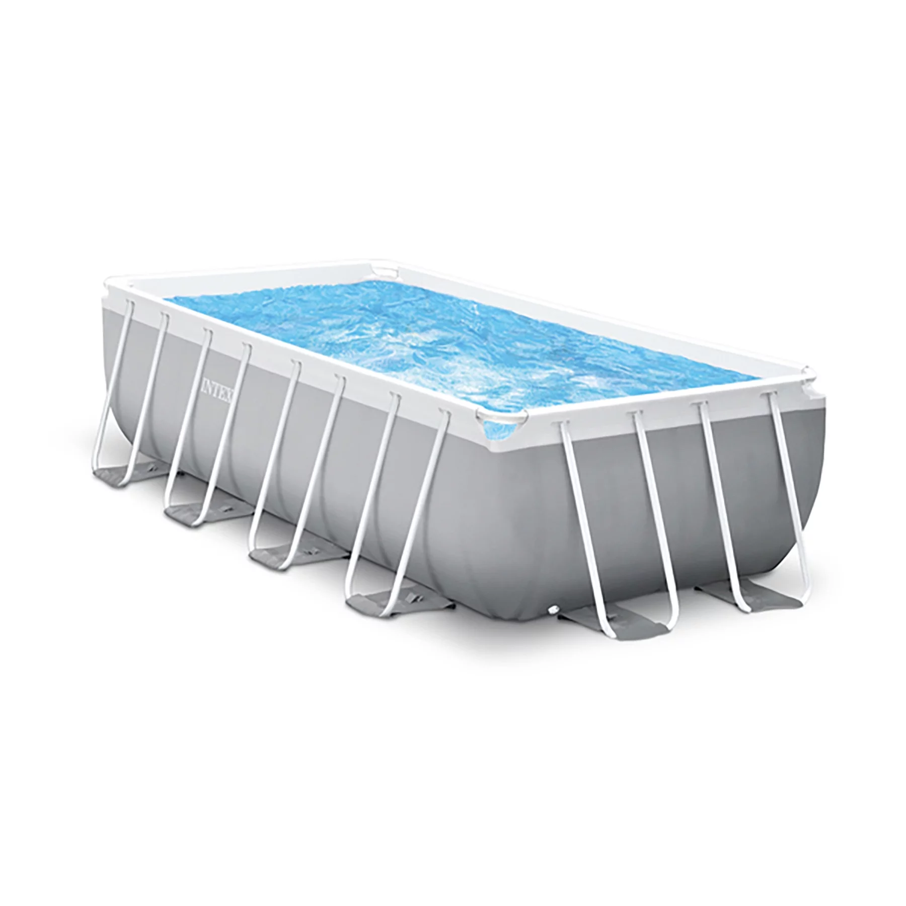 Intex 16Ft X 8Ft X 42In Prism Frame Rectangular Pool Set - Womvr