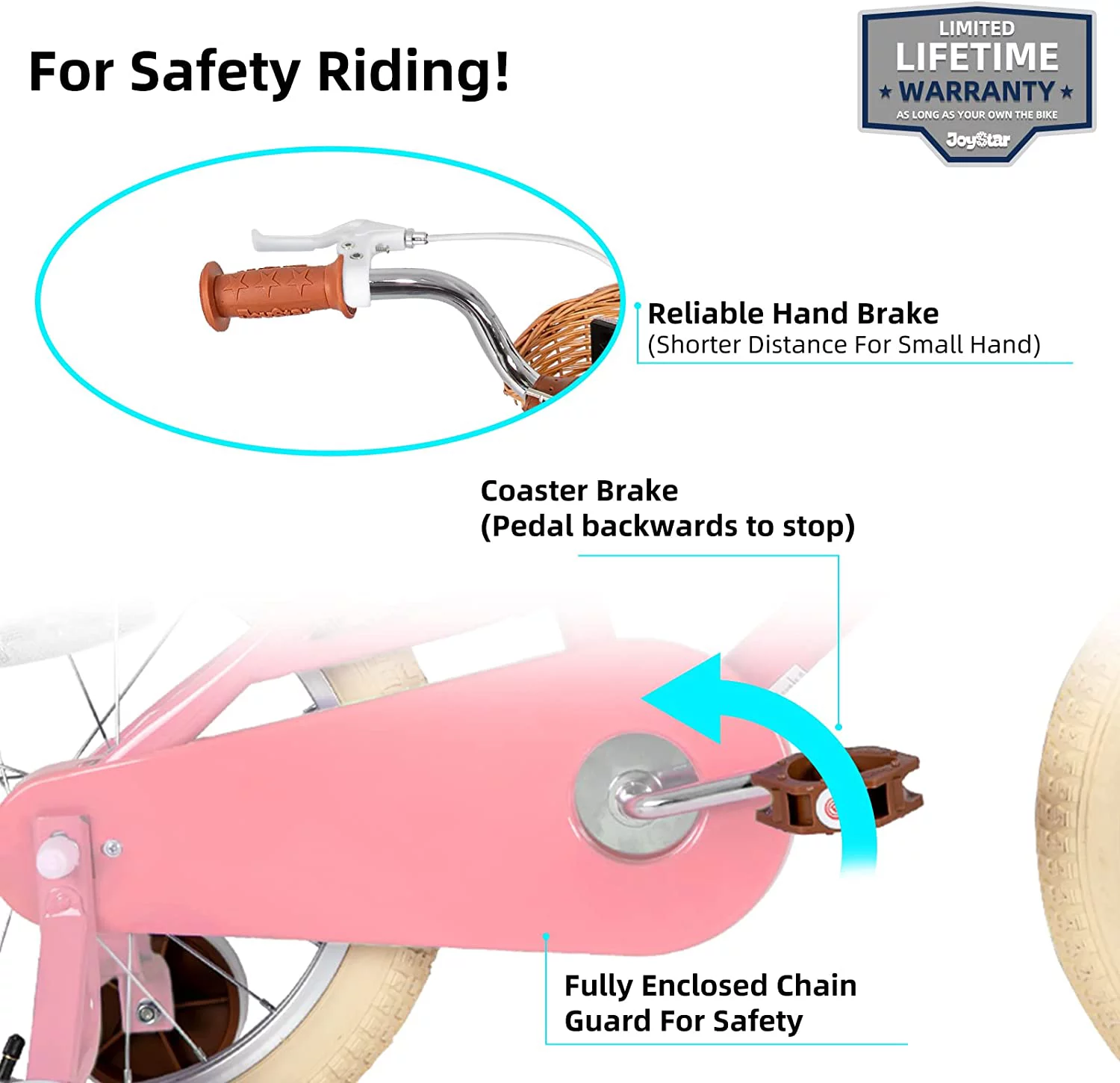 JOYSTAR Girls Bike for 2-12 Years Old Toddlers and Kids, 12