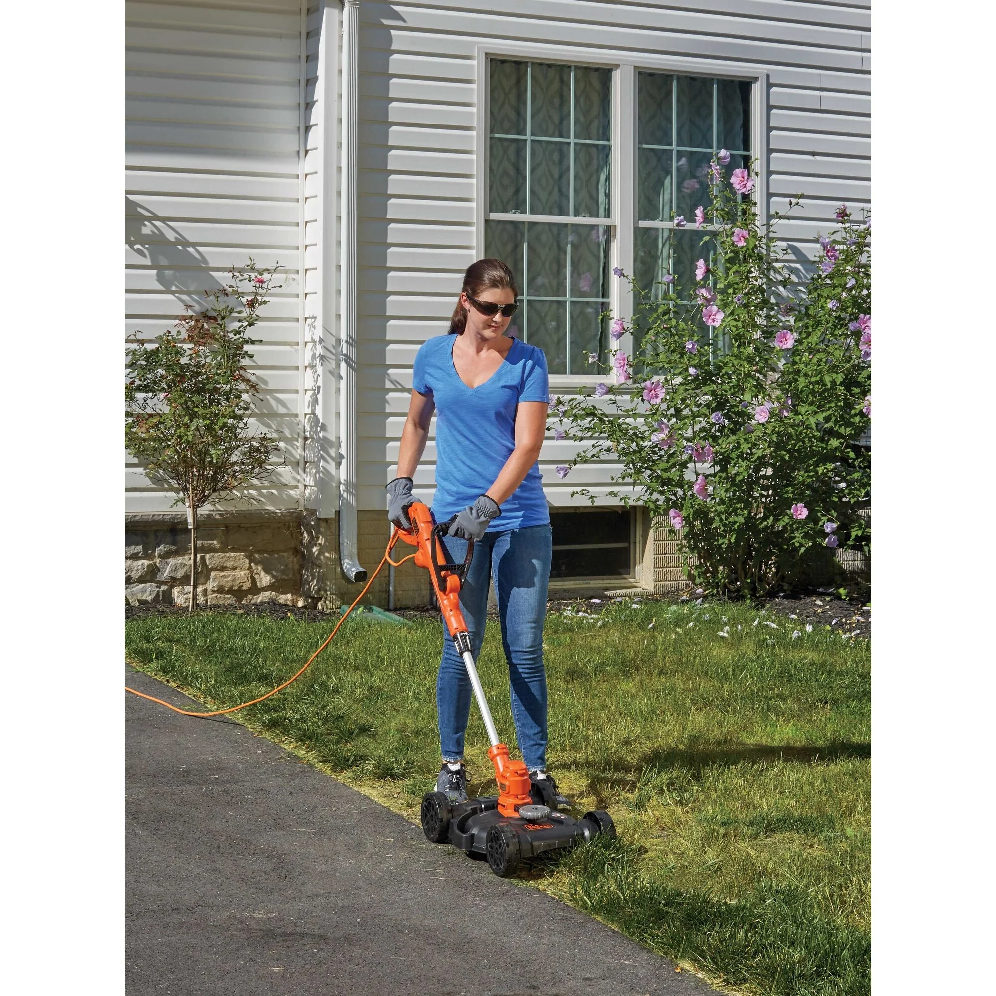 BLACK+DECKER Electric Lawn Mower, String Trimmer, Edger, 3-In-1, Corded, (BESTA512CM) - Womvr