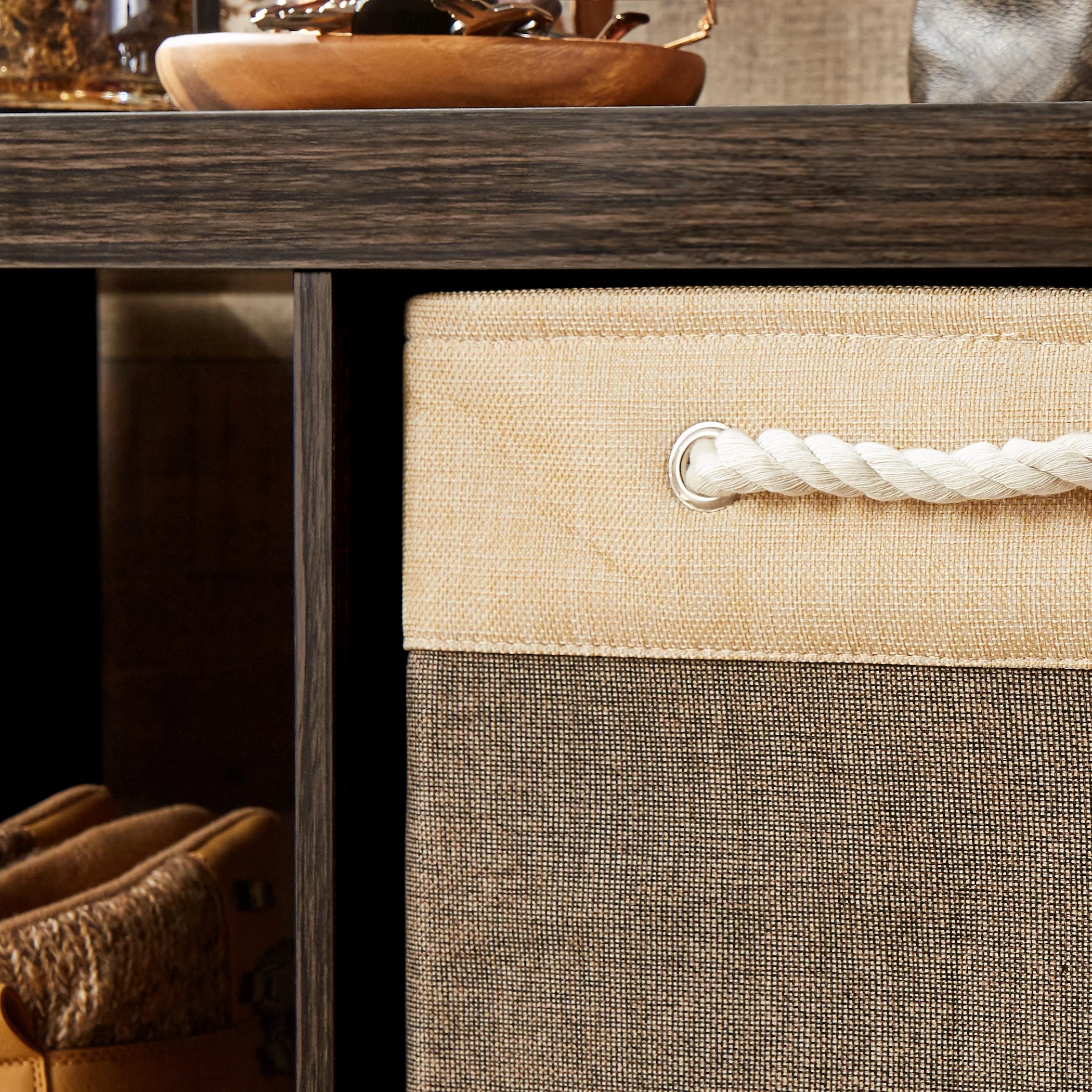 Better Homes & Gardens 9-Cube Storage Organizer, Natural - Womvr
