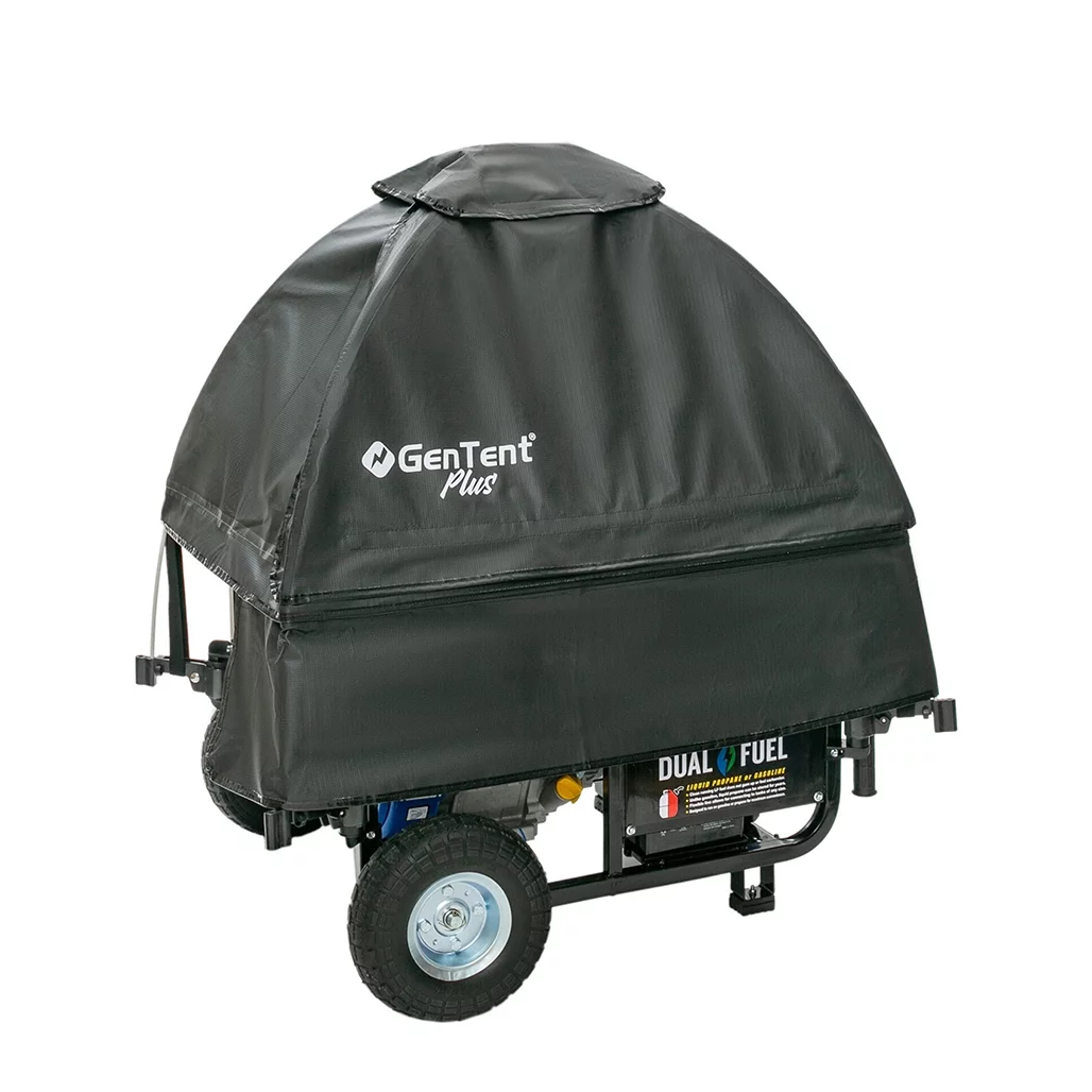 Generator Running Cover - Universal Kit (Standard, Tan) - for Open Frame Portable Generators - Womvr