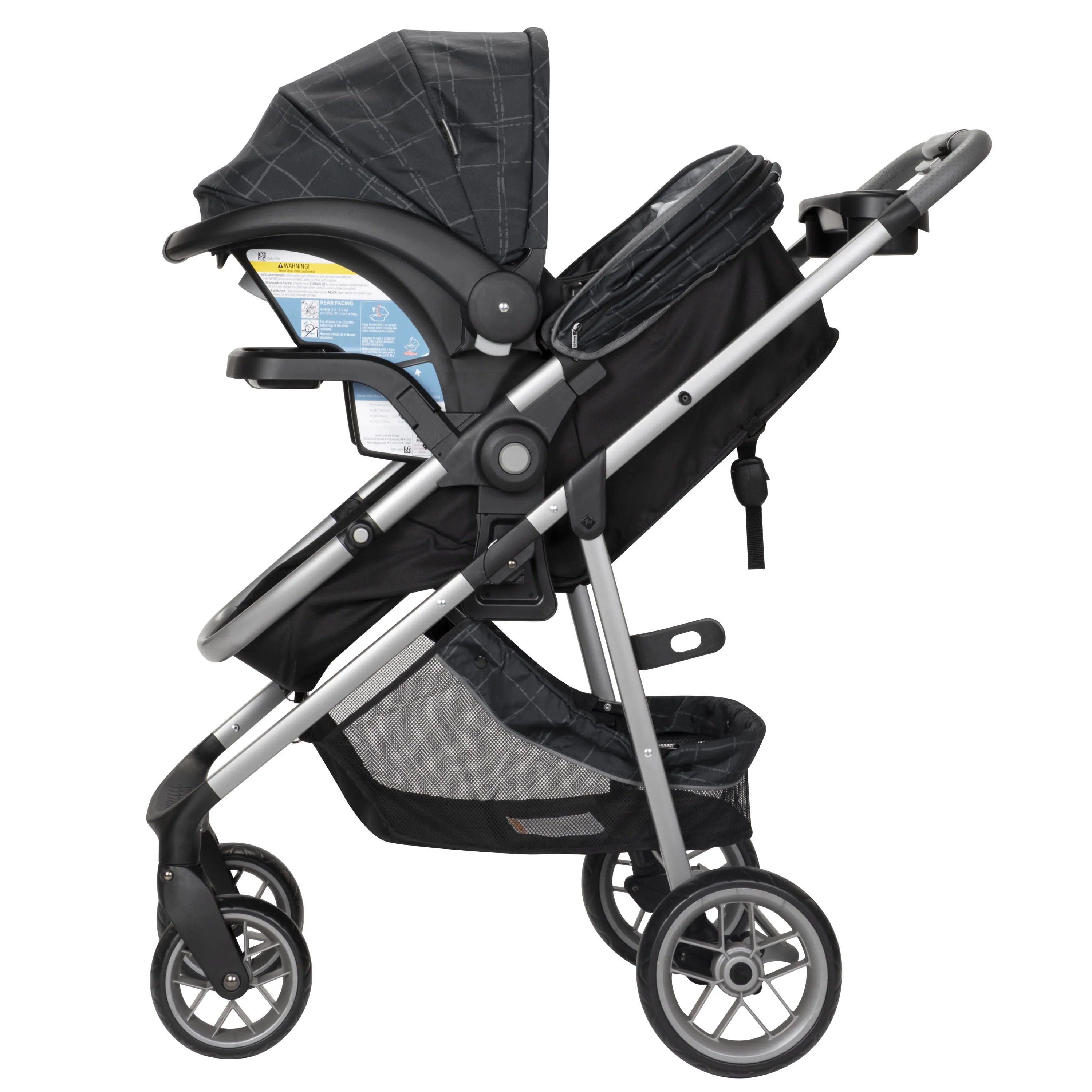 Safety 1st Deluxe Grow and Go Flex 8-in-1 Travel System, High Street, Infant - Womvr