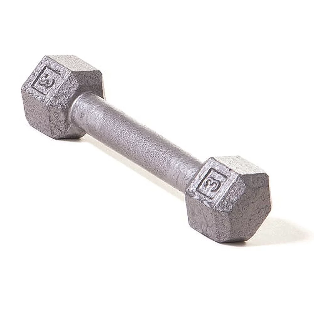 Champion Barbell?l Solid cast-iron Hex Dumbbell 3 -100lbs (SOLD INDIVIDUALLY) - Womvr