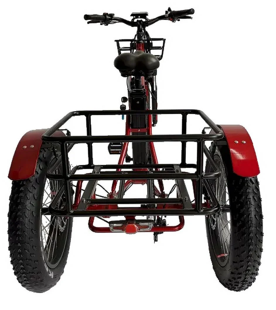 Fat Tire Three-Wheel Bike Electric Snow Trike for Adults - Womvr