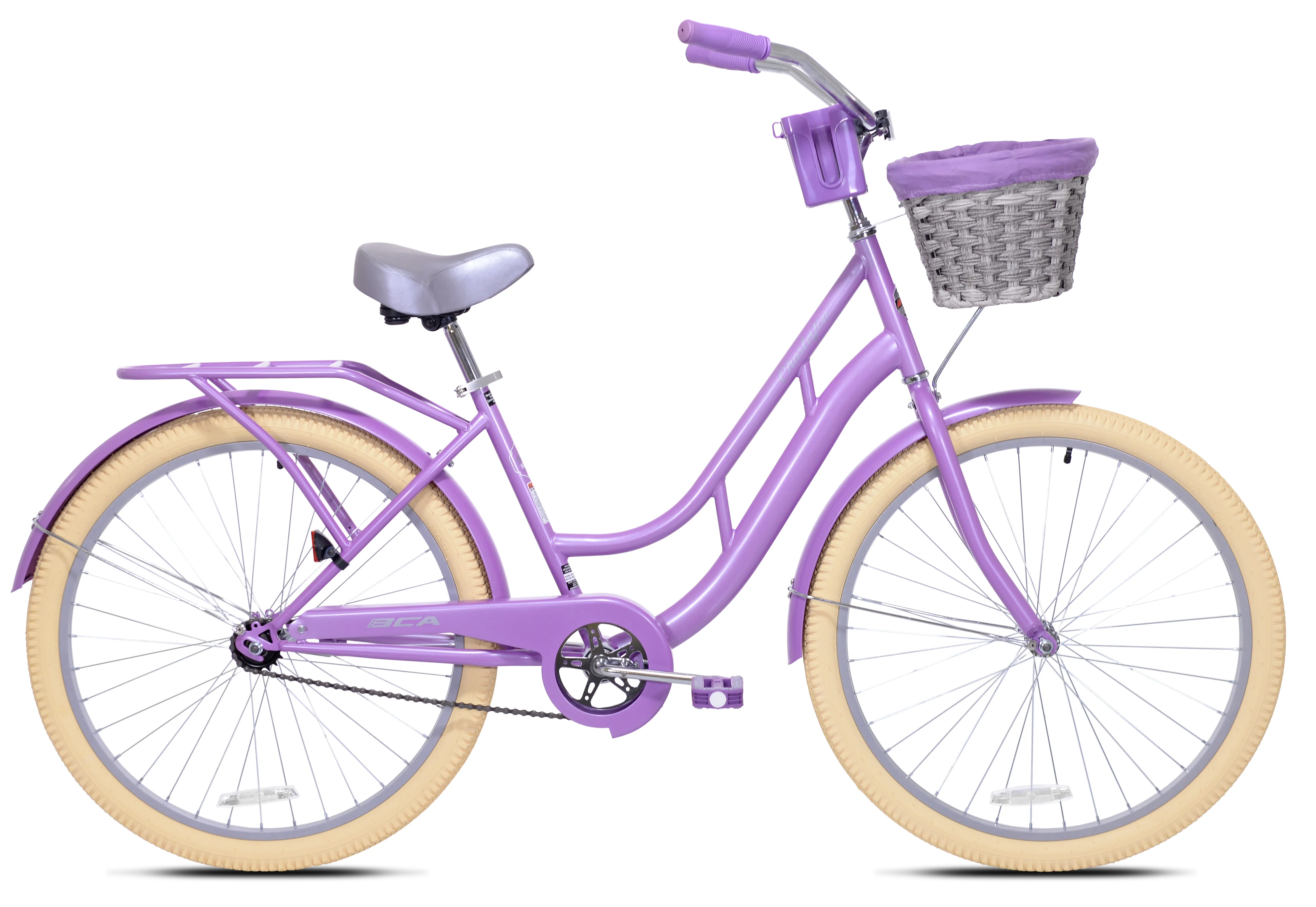 BCA 26 In. Charleston Ladies Cruiser Bike, Pink - Womvr