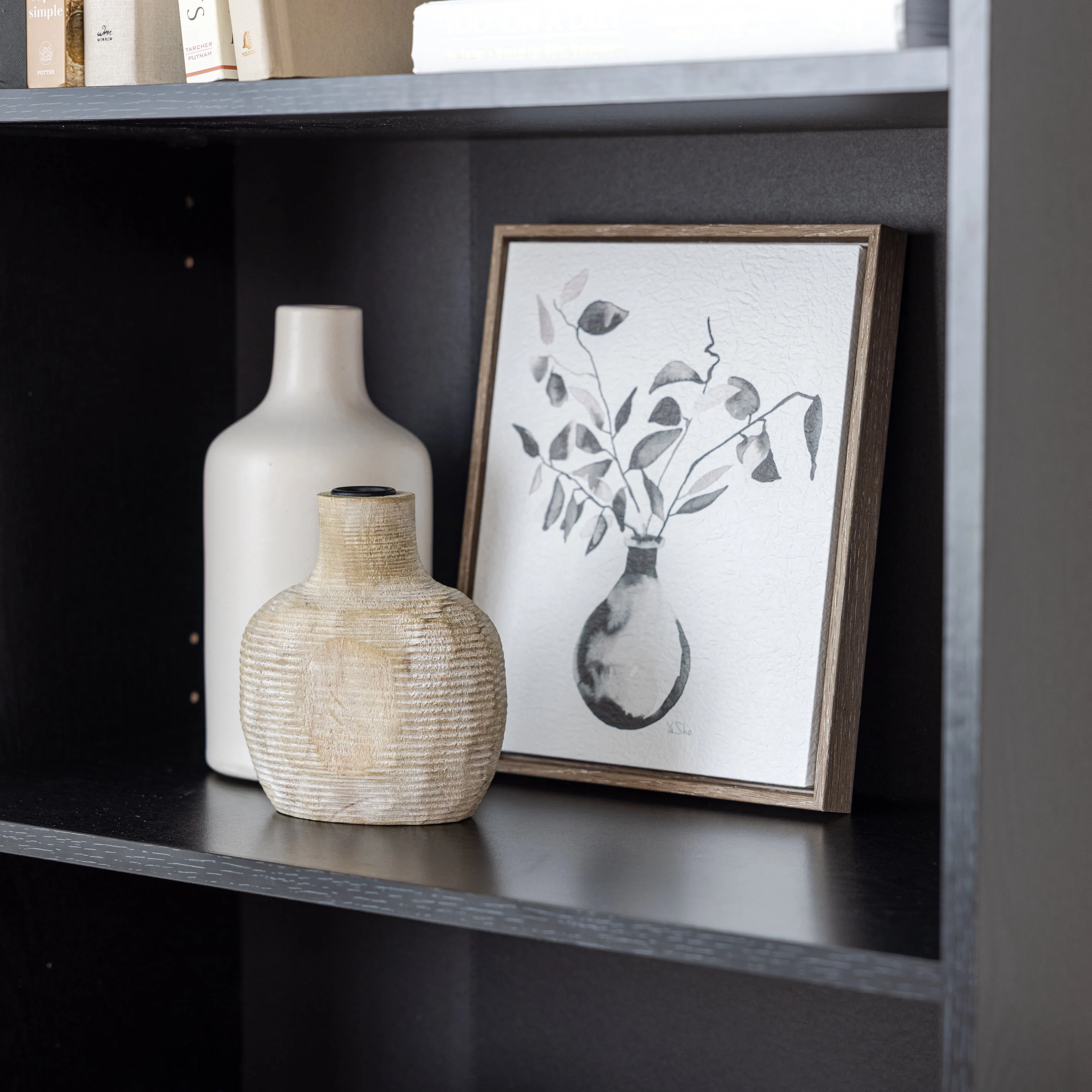 Mainstays 5-Shelf Bookcase with Adjustable Shelves, White - Womvr