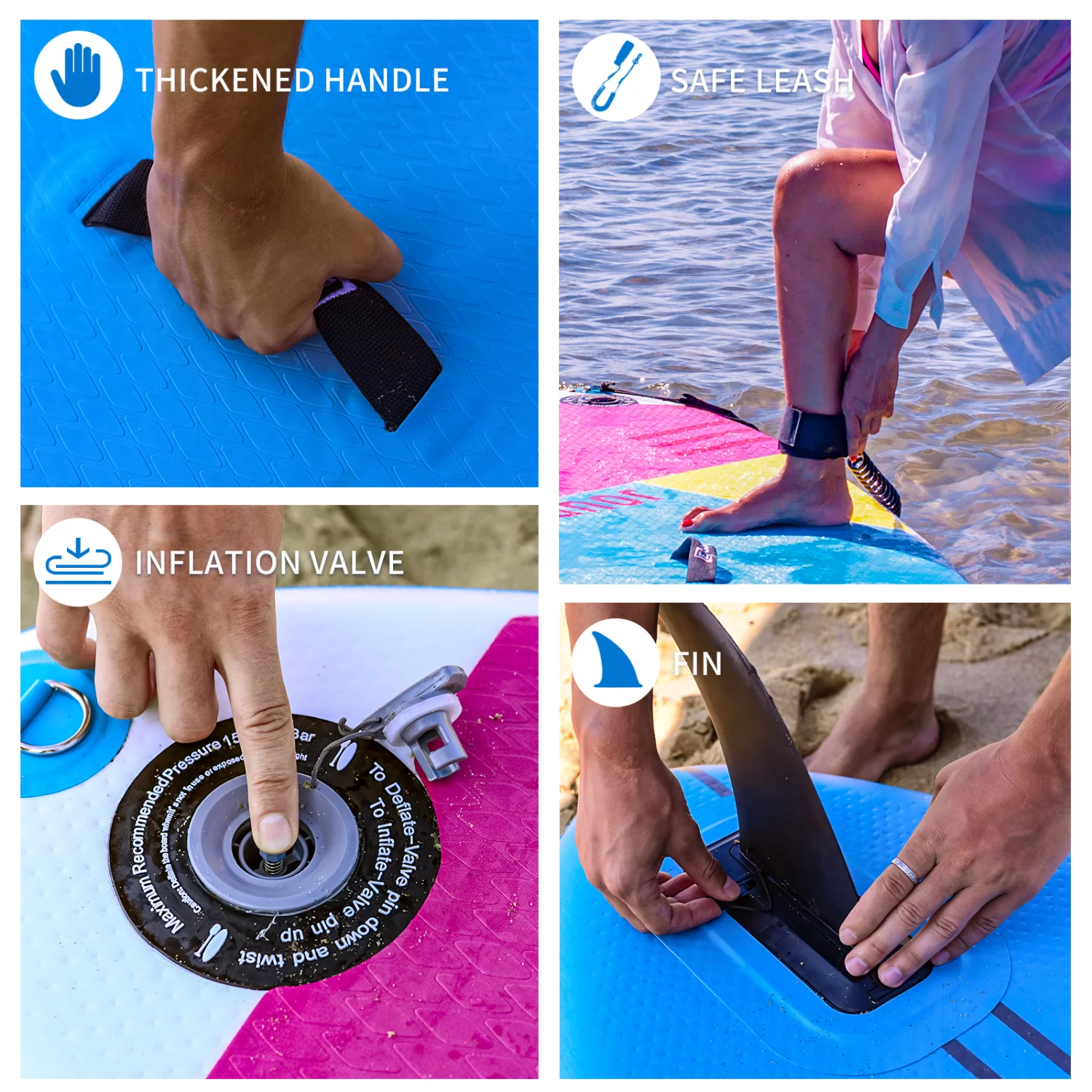 Holaki Inflatable Stand Up Paddle Board 9.9'x33