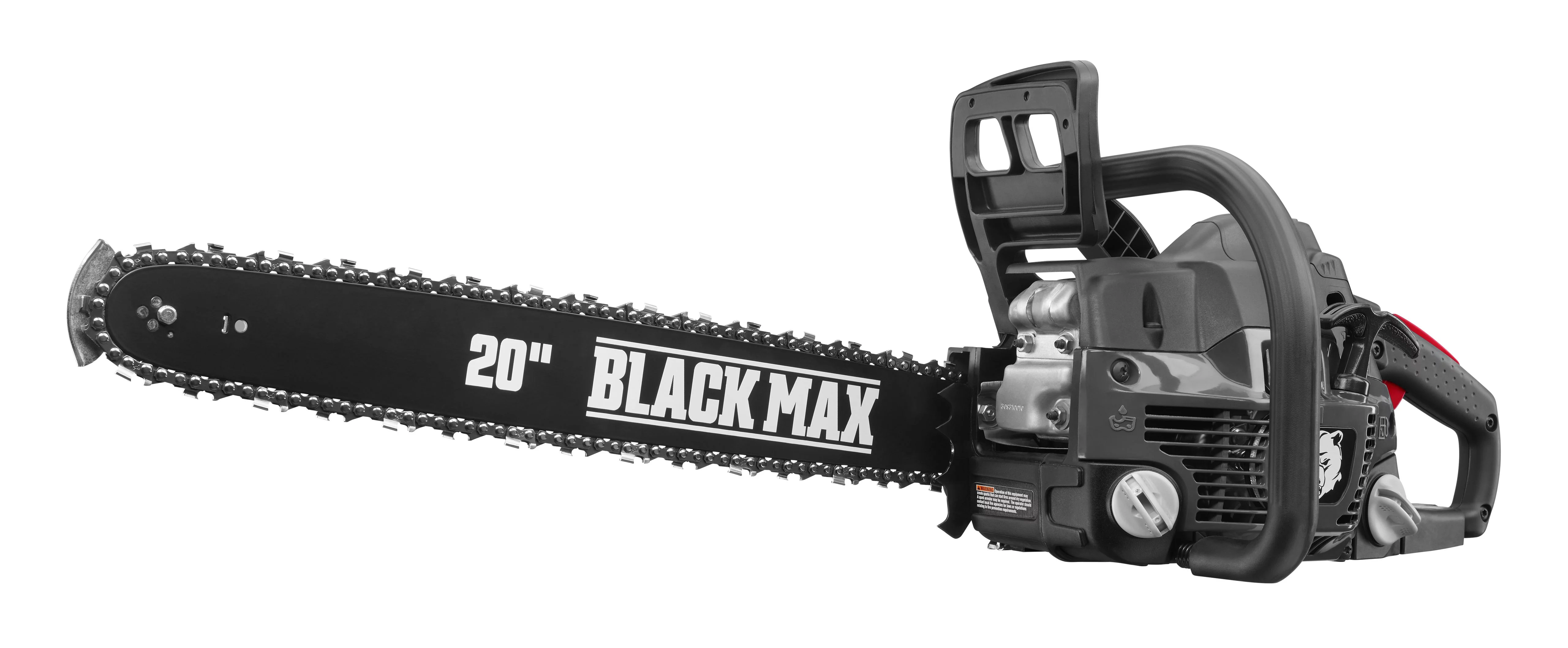 Black Max 20-inch Gas Chainsaw 50cc 2-Cycle Engine - Womvr