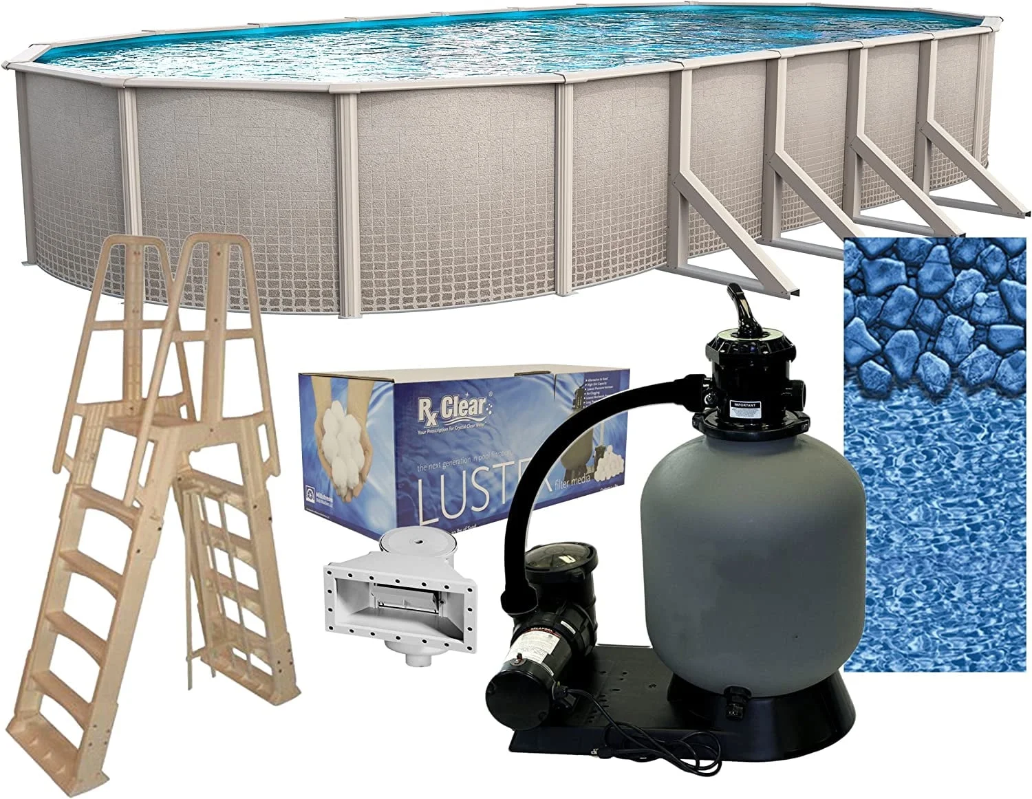 Lake Effect Pools Impressions 15' x 30' Oval 48