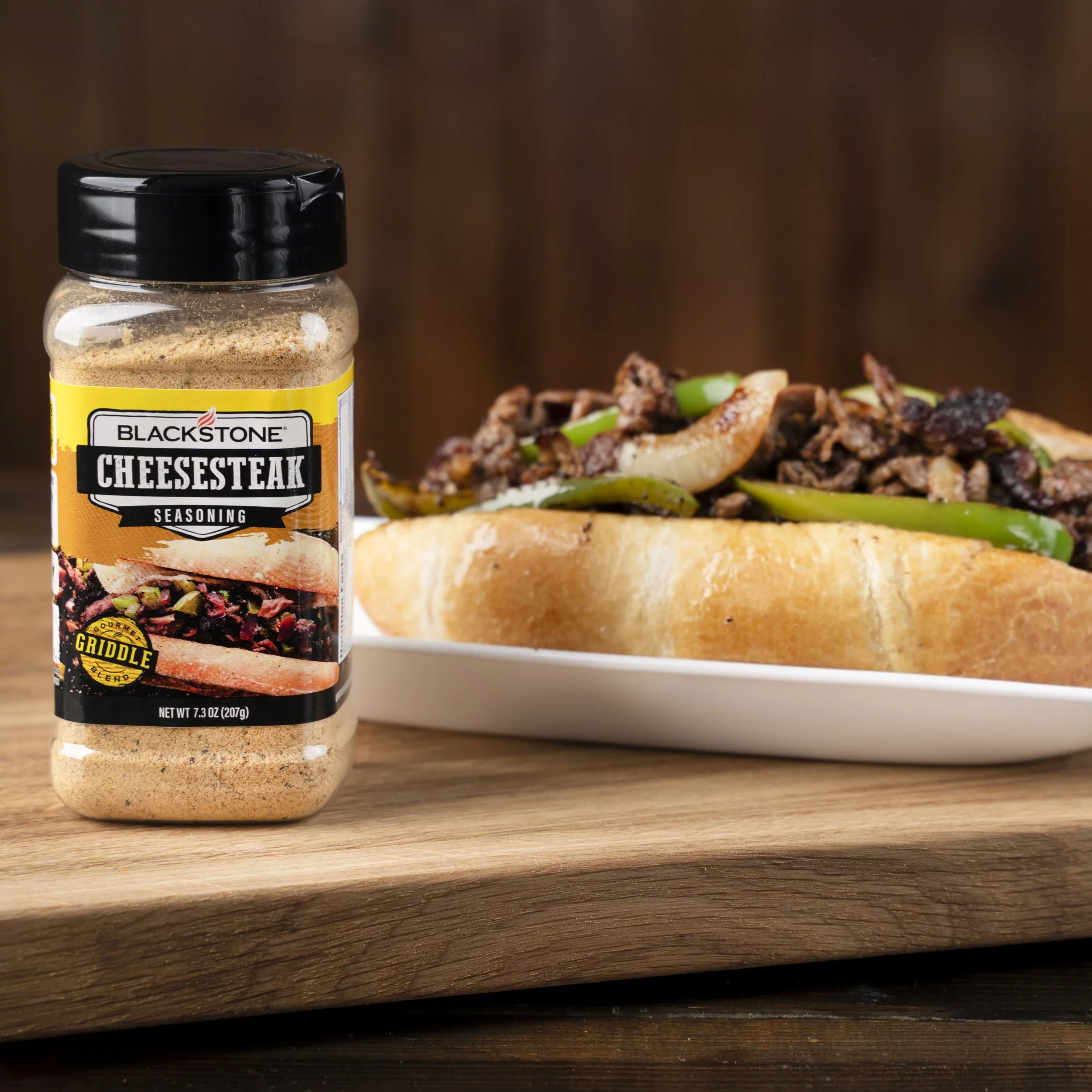 Blackstone Cheesesteak Seasoning, 7.3 oz - Gluten-Free - Womvr