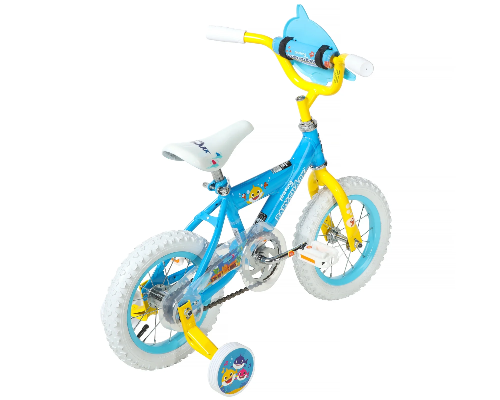 Dynacraft Baby Shark 12-Inch Boys BMX Bike For Age 3-5 Years - Womvr