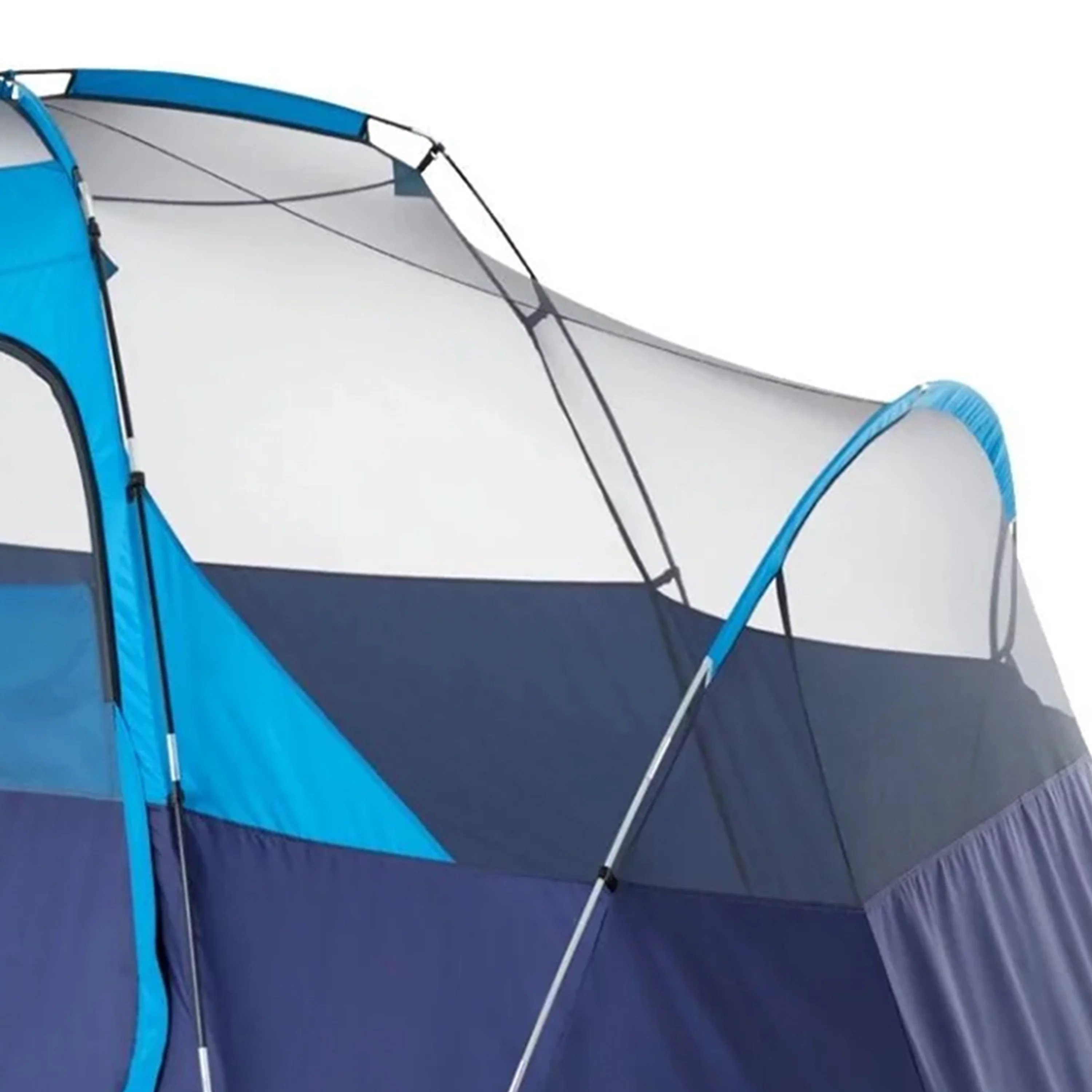 Outbound 8 Person 3 Season Easy Up Dome Tent with Room Divider & Rainfly - Womvr