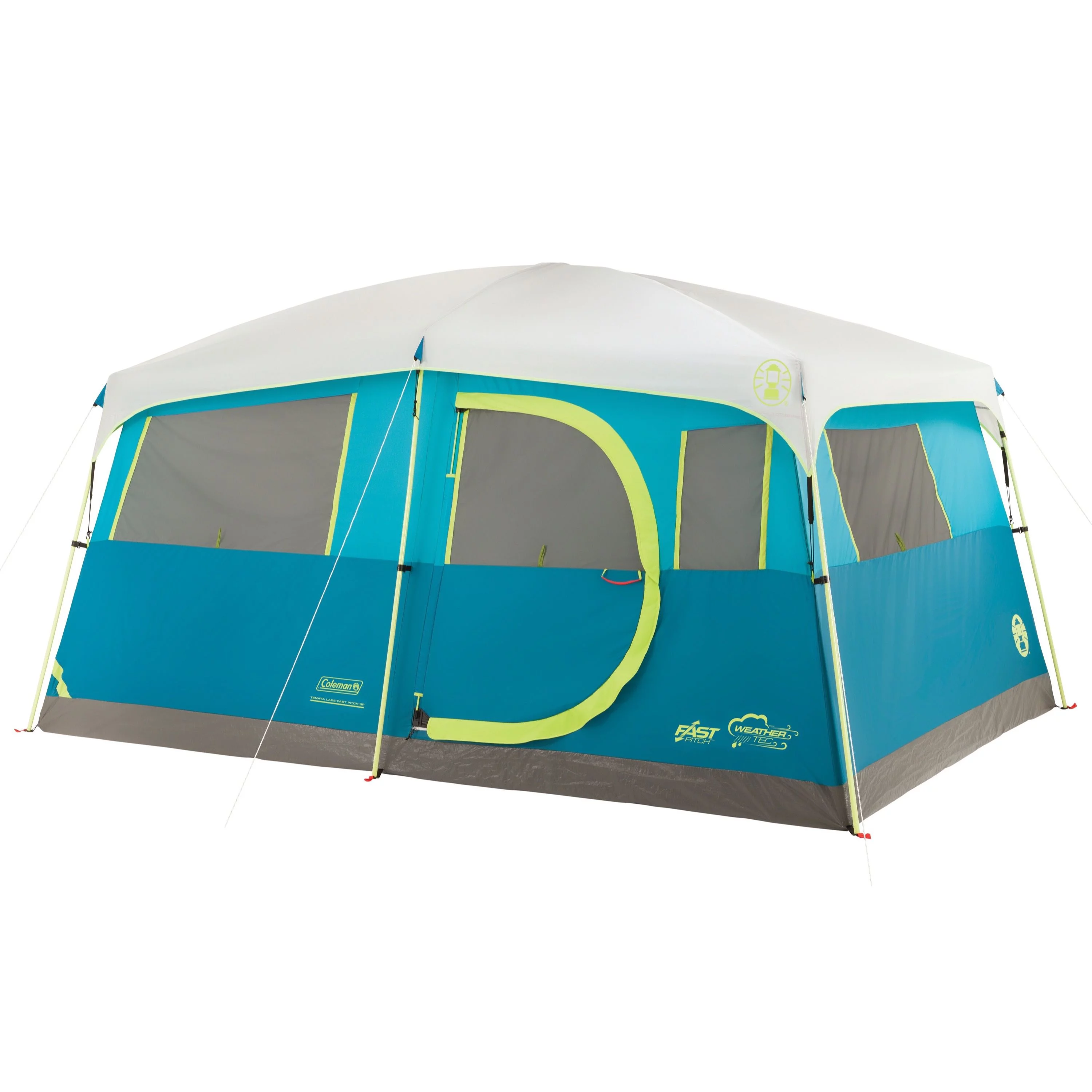 Coleman® 8-Person Tenaya Lake™ Fast Pitch™ Cabin Camping Tent with Closet, Light Blue - Womvr