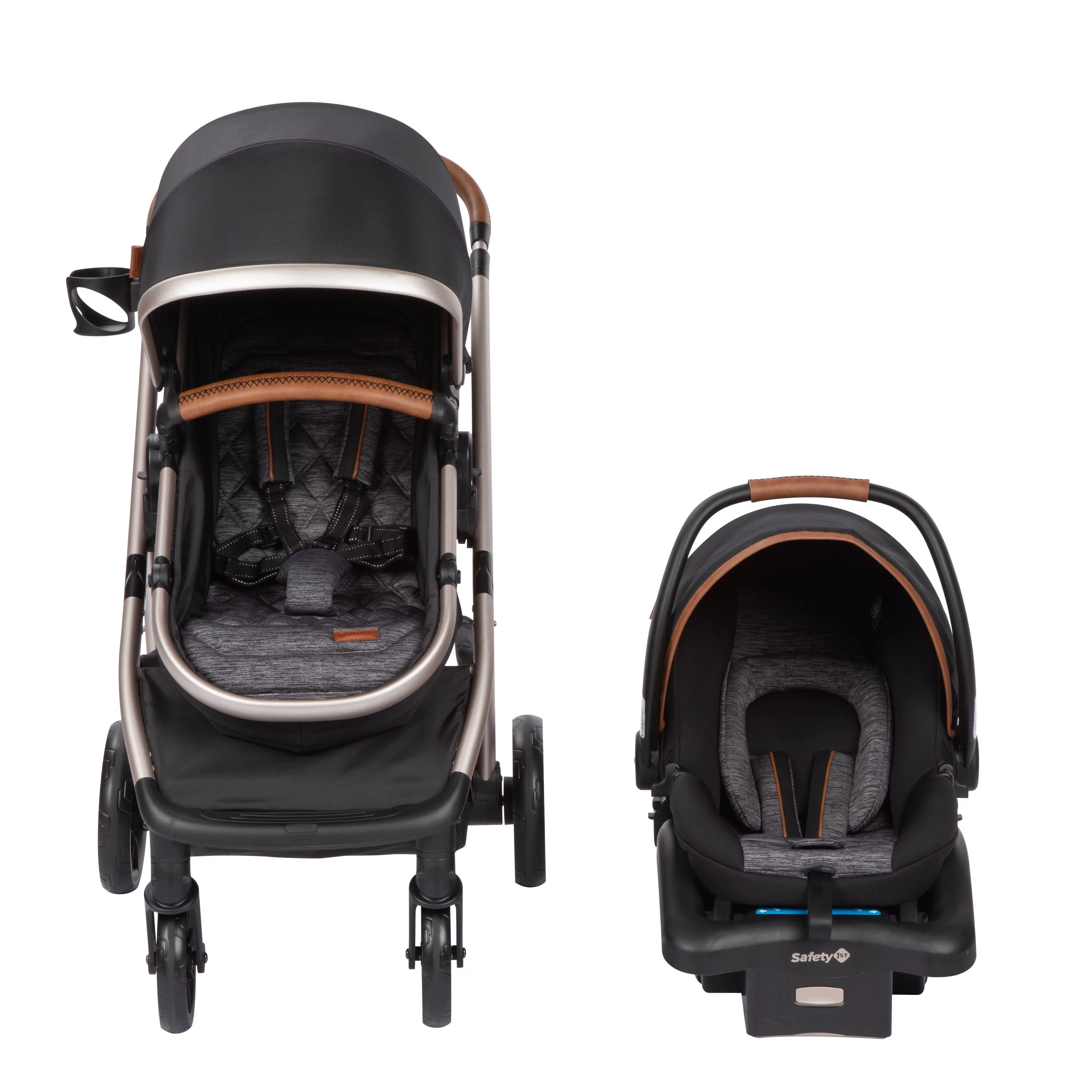 Monbebe 6-in-1 Modular Travel System, Plaid - Womvr