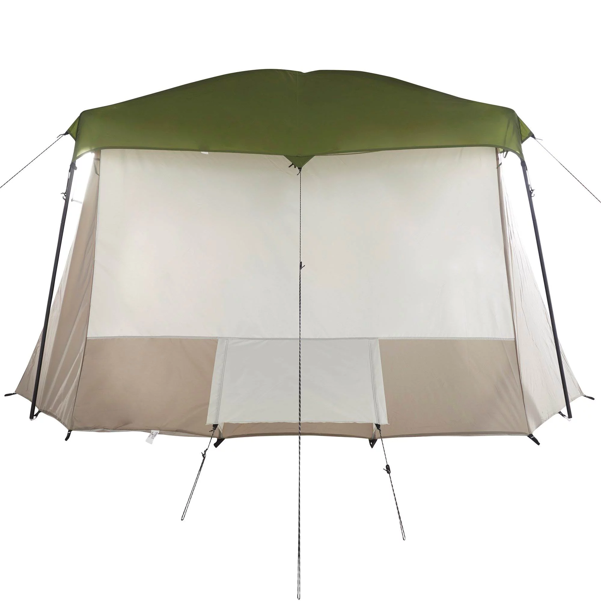 Wenzel Klondike 8-Person Large Outdoor Camping Tent with Screen Room, Brown - Womvr