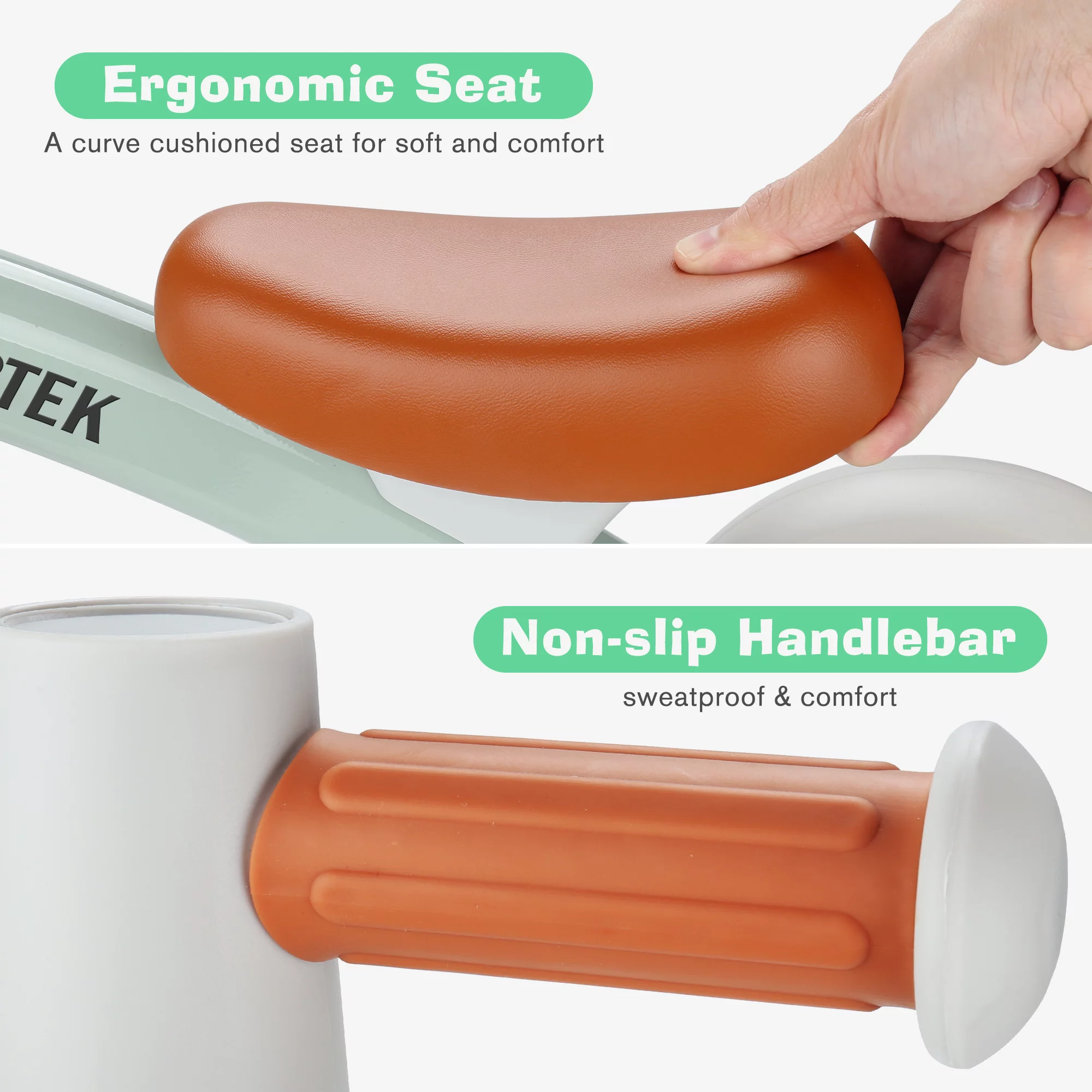 Baby Balance Bike, Mini Bike for Ages 10 Months to 3 Years, Infant Walker fo Boy and Girl First Birthday Gifts - Womvr