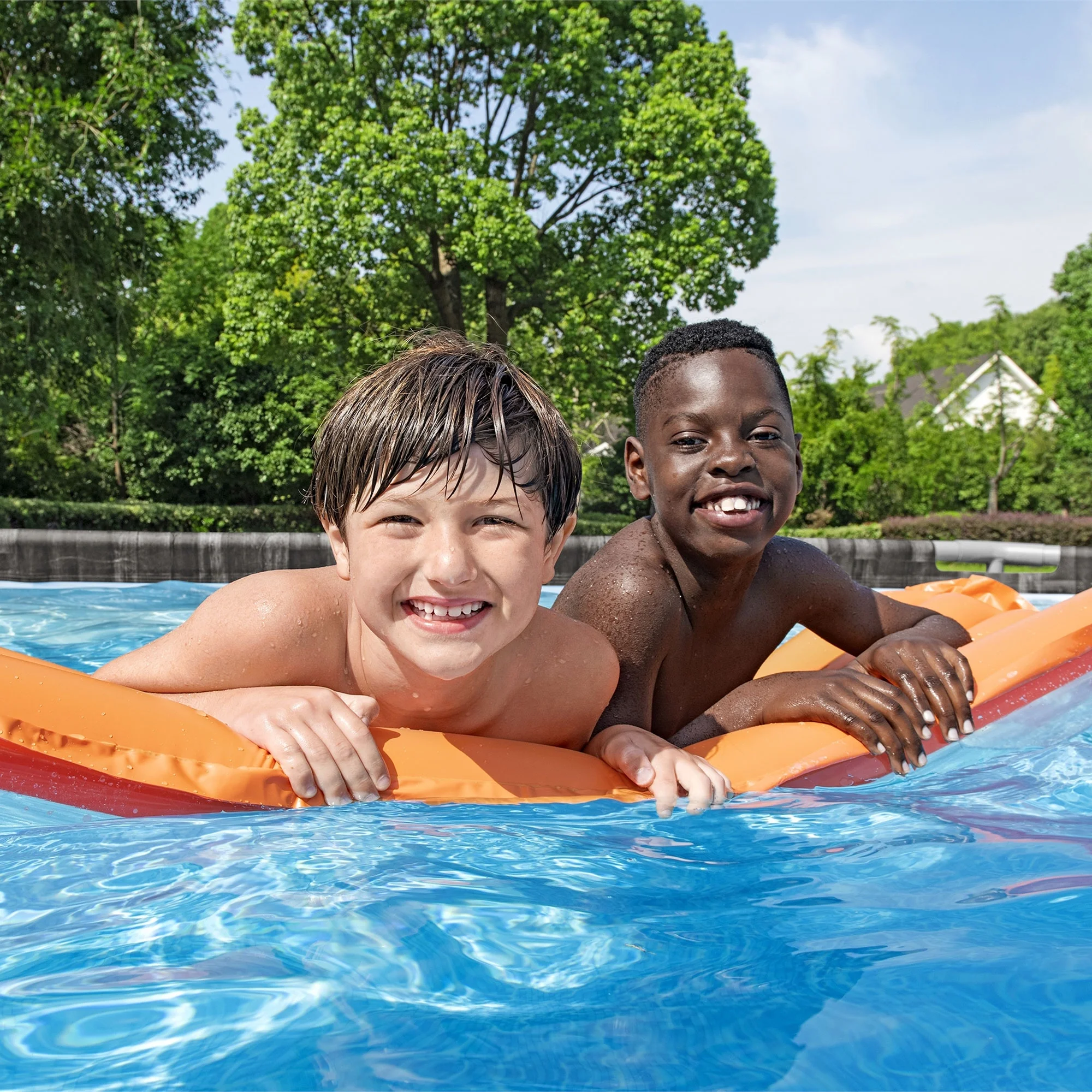 Bestway Power Steel 24' x 12' x 52�� Oval Above Ground Swimming Pool Set - Womvr