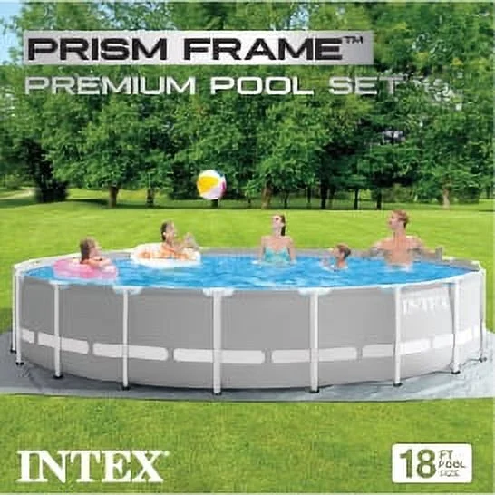 Intex 18Ft X 48In Prism Frame Premium Pool Set - Womvr