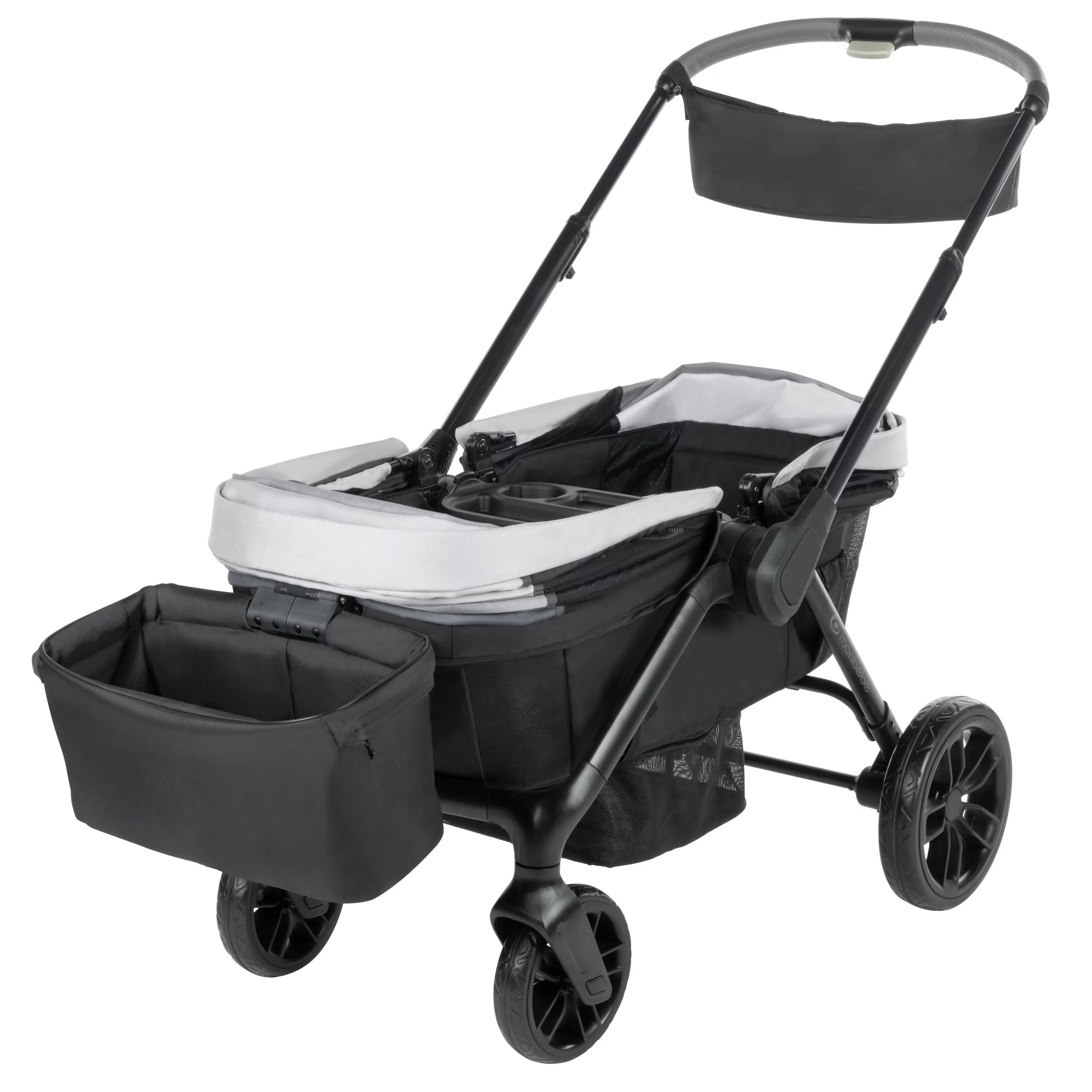 Monbebe Everyday Outings Wagon Stroller, Cobblestone Grey - Womvr