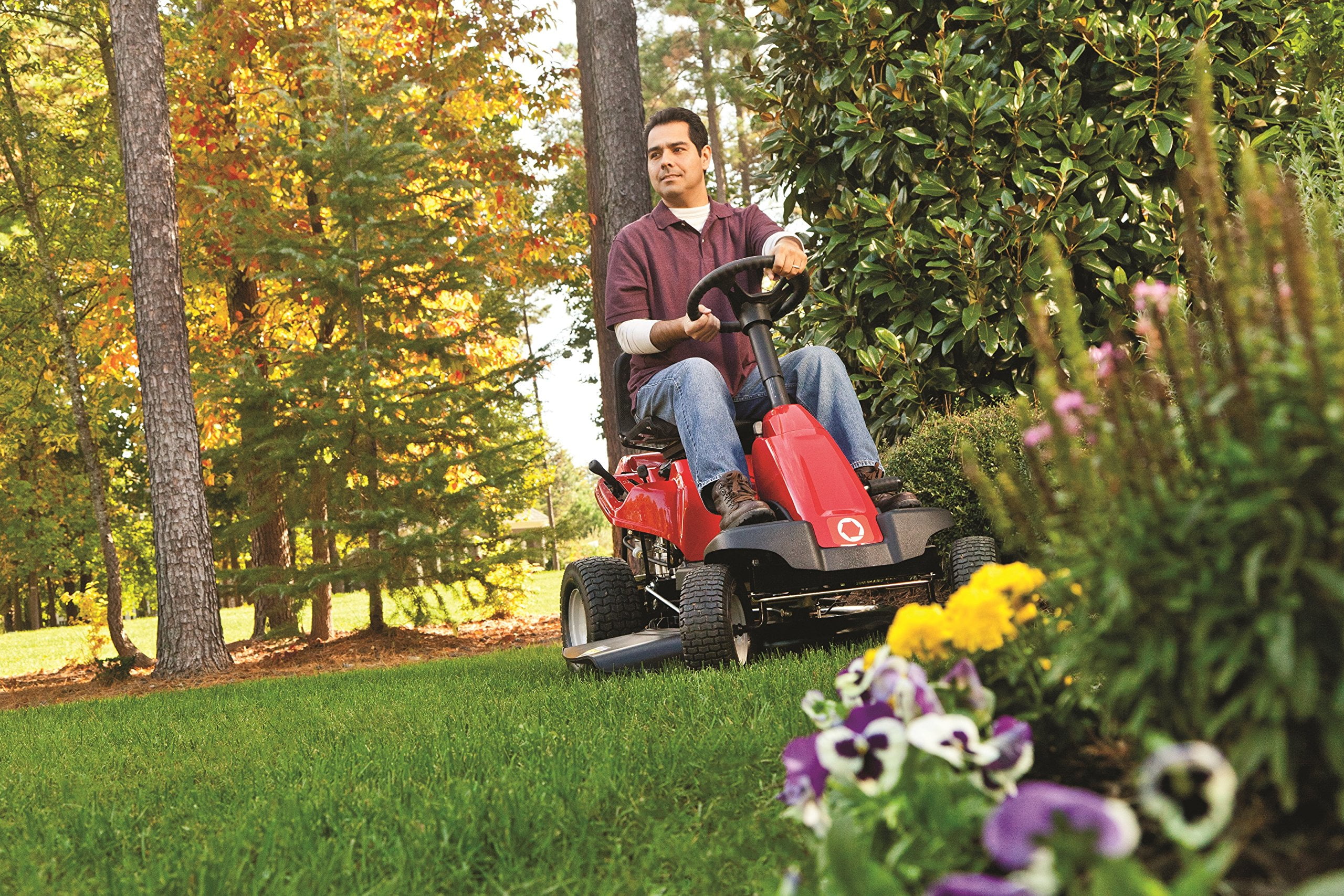 Troy-Bilt TB30 30 in. Rear Engine Riding Mower with 6-speed Transmission 274102 - Womvr