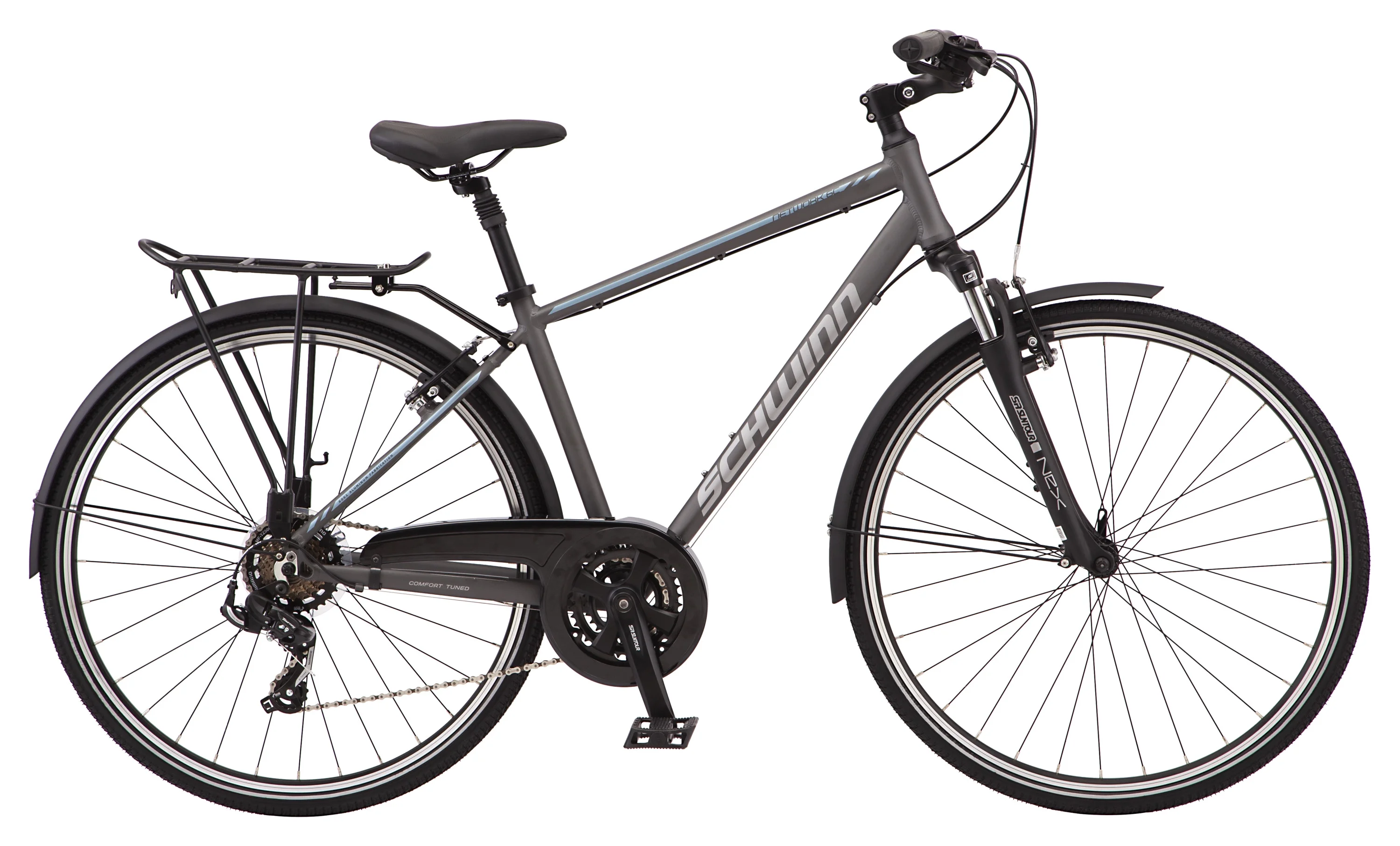 Schwinn Network 6c Hybrid Bike, 21 Speeds, Large 19.5