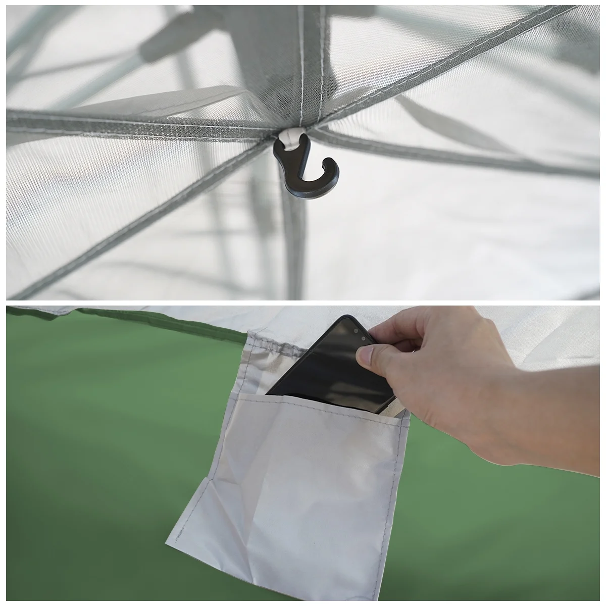 TOPVISION OR-T01 6-8 Person Tent with Removable Rain Fly and Carrying Bag - Womvr