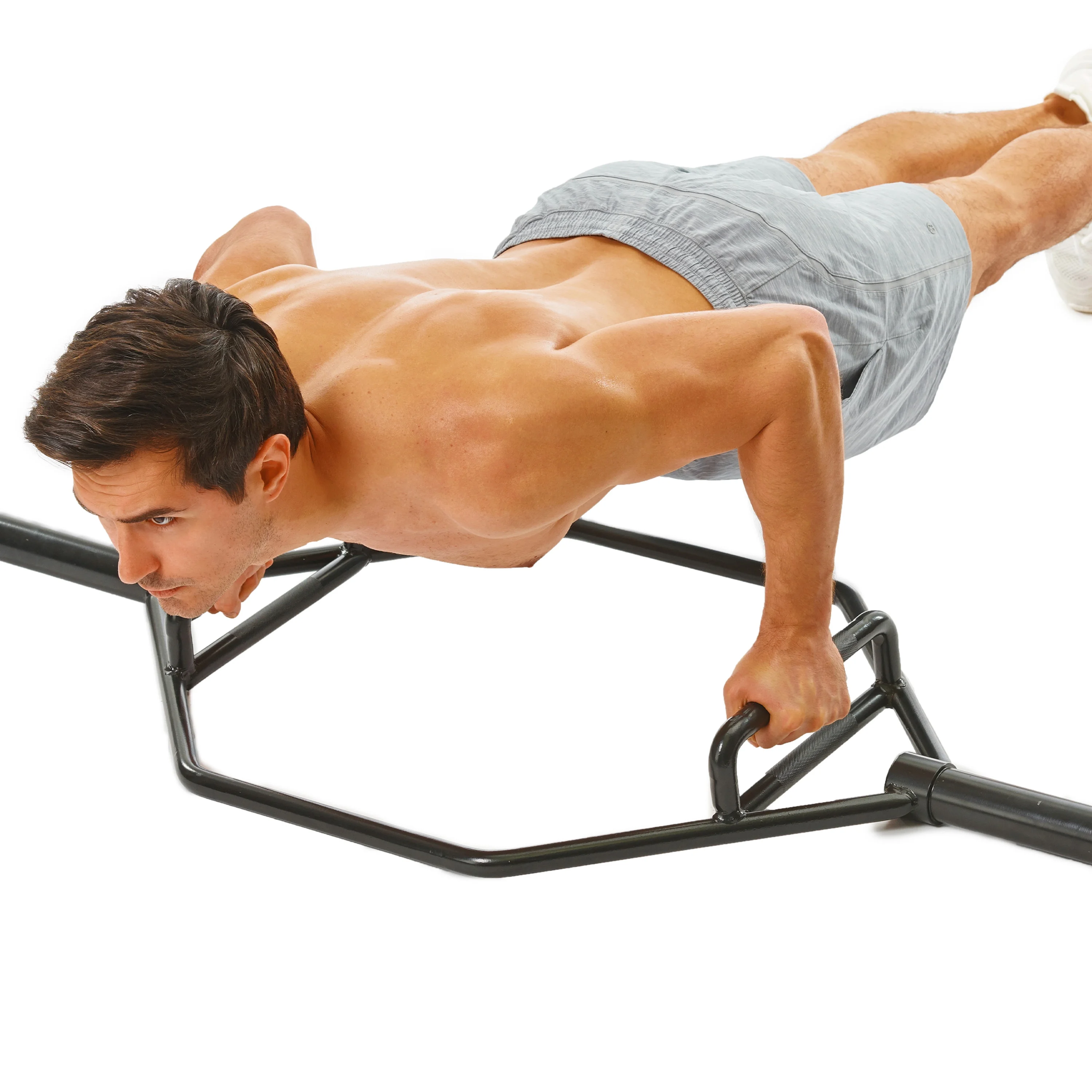 PRCTZ, Olympic 2-in Hex Weight Lifting Trap Bar, 1000-Pounds Capacity - Womvr