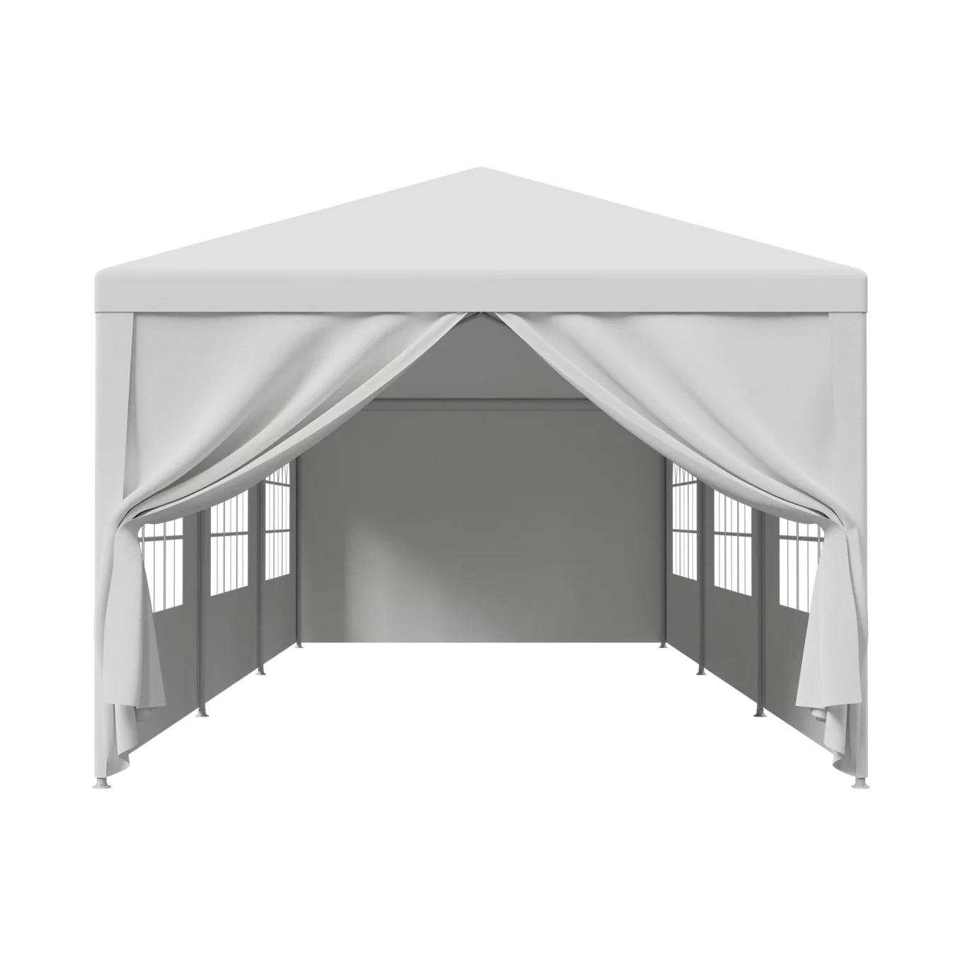 ZenSports 10'x30' Outdoor Party Tent Gazebo Wedding Canopy Tent, White - Womvr