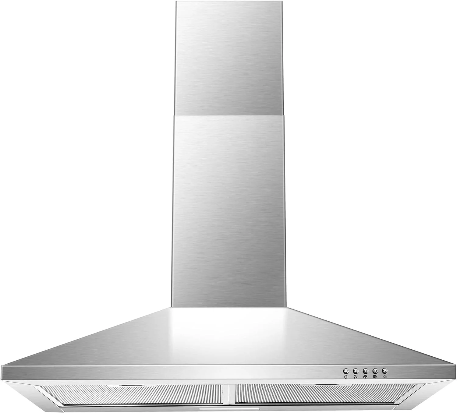 Range Hood 30 inch Wall Mounted Range Hood in Stainless Steel Convertible Stove Vent Hood 3 Speed - Womvr