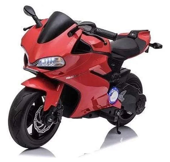 Elegant Electronix Ducati Style MP3 System Electric Mini Kids Unisex Motorcycle 24 V - Womvr