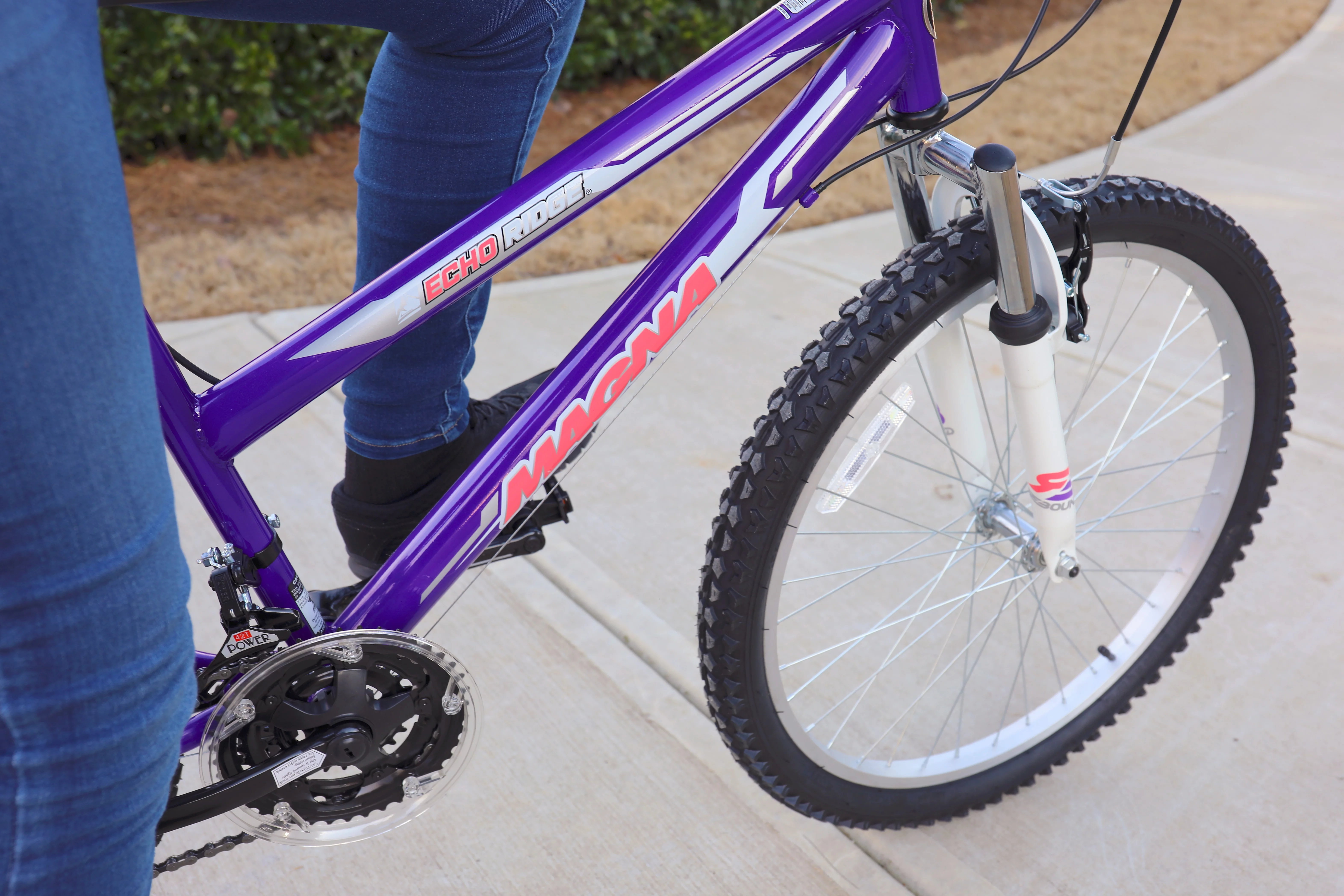 Dynacraft Magna 24-Inch Girls Hybrid Bike For Age 12-99 Years - Womvr