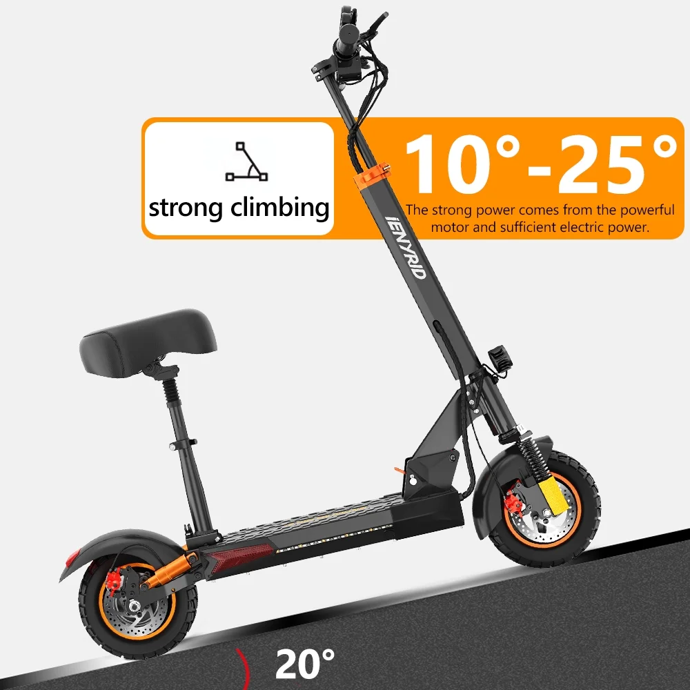 Electric Scooter 28 mph & 25 Miles 700W Kick Scooter, 10