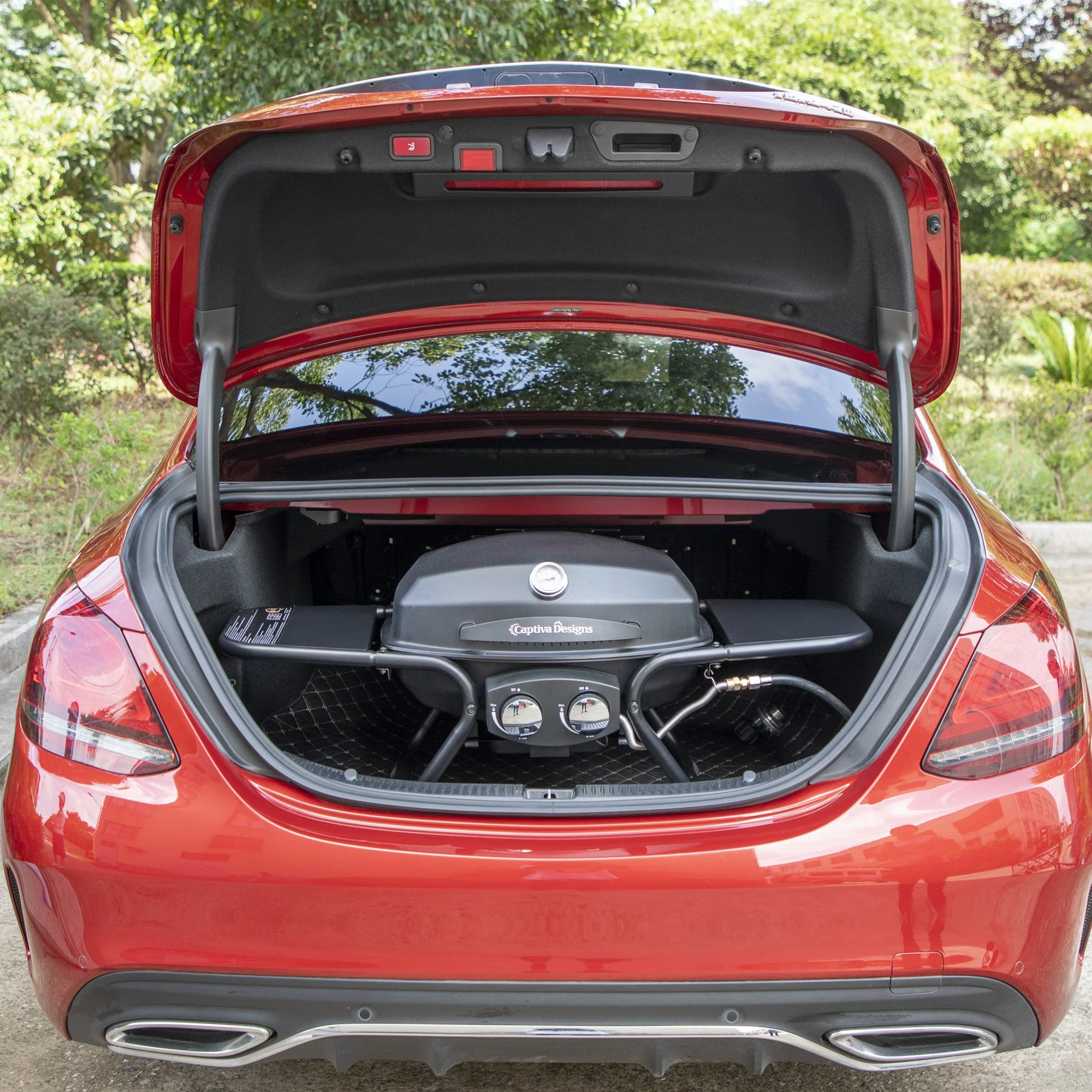 Sophia & William 2 Burner 15,000 BTU Portable Propane Gas Grill - Womvr