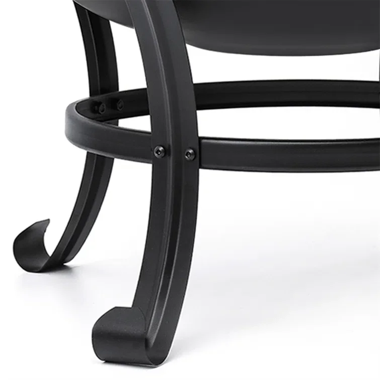 SinglyFire 22 inch Fire Pit for Outside Portable Wood Burning Fire Pit Outdoor Small Firepit Bowl Thick Steel Stand with Spark Screen, Log Grate, Poker for Patio Camping - Womvr