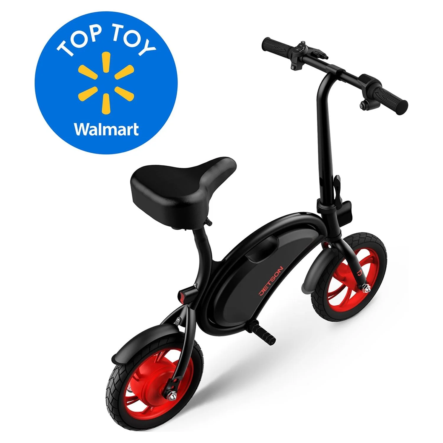 Jetson Bolt Folding Electric Ride-On with Twist Throttle, Cruise Control, Up to 15.5 mph, Black - Womvr