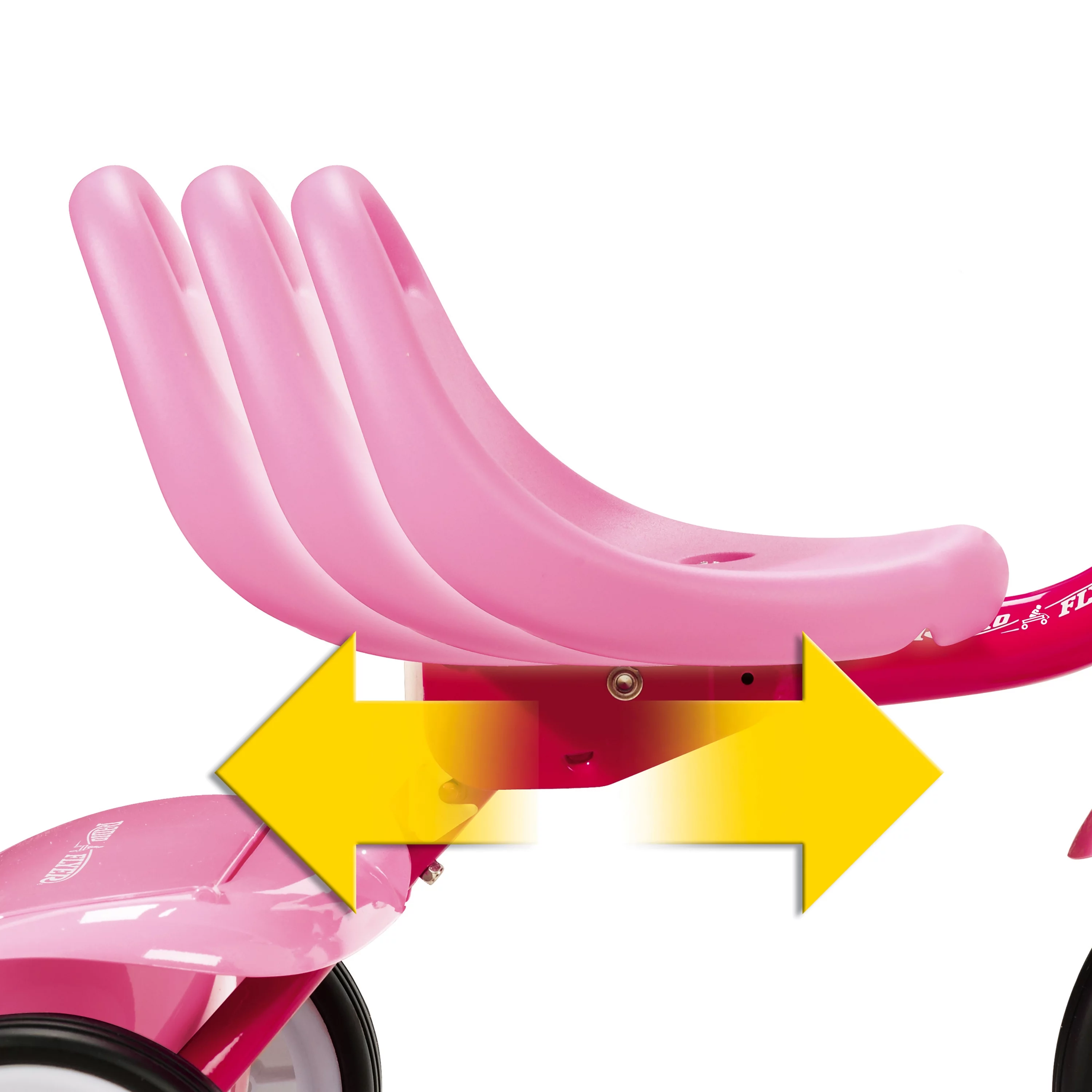Radio Flyer Ready to Ride Folding Trike Fully Assembled, Red, Boys and Girls Toddler Tricycle - Womvr